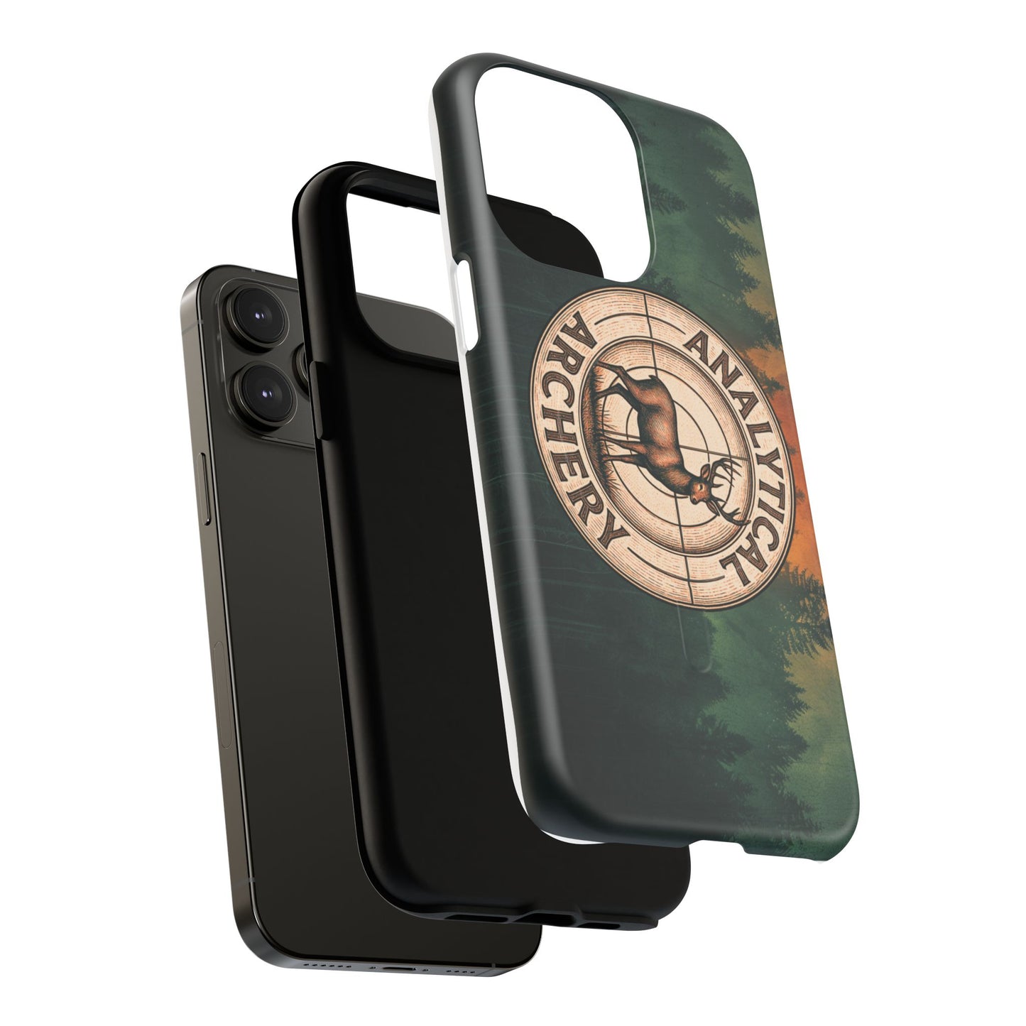 Analytical Archery Tough Magnetic Phone Case — Hunter Deer Target Design