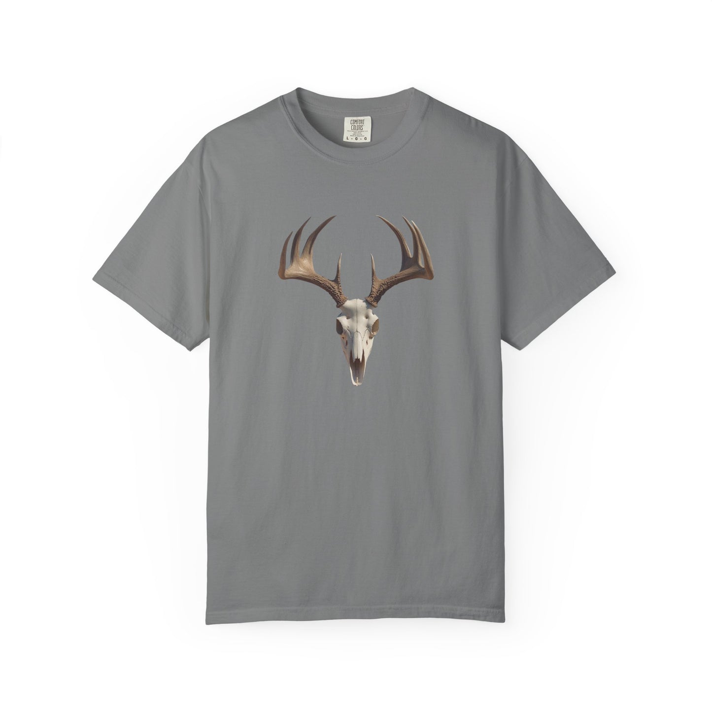 Deer Skull Archery T-Shirt — "Analytical Archer" Target Graphic