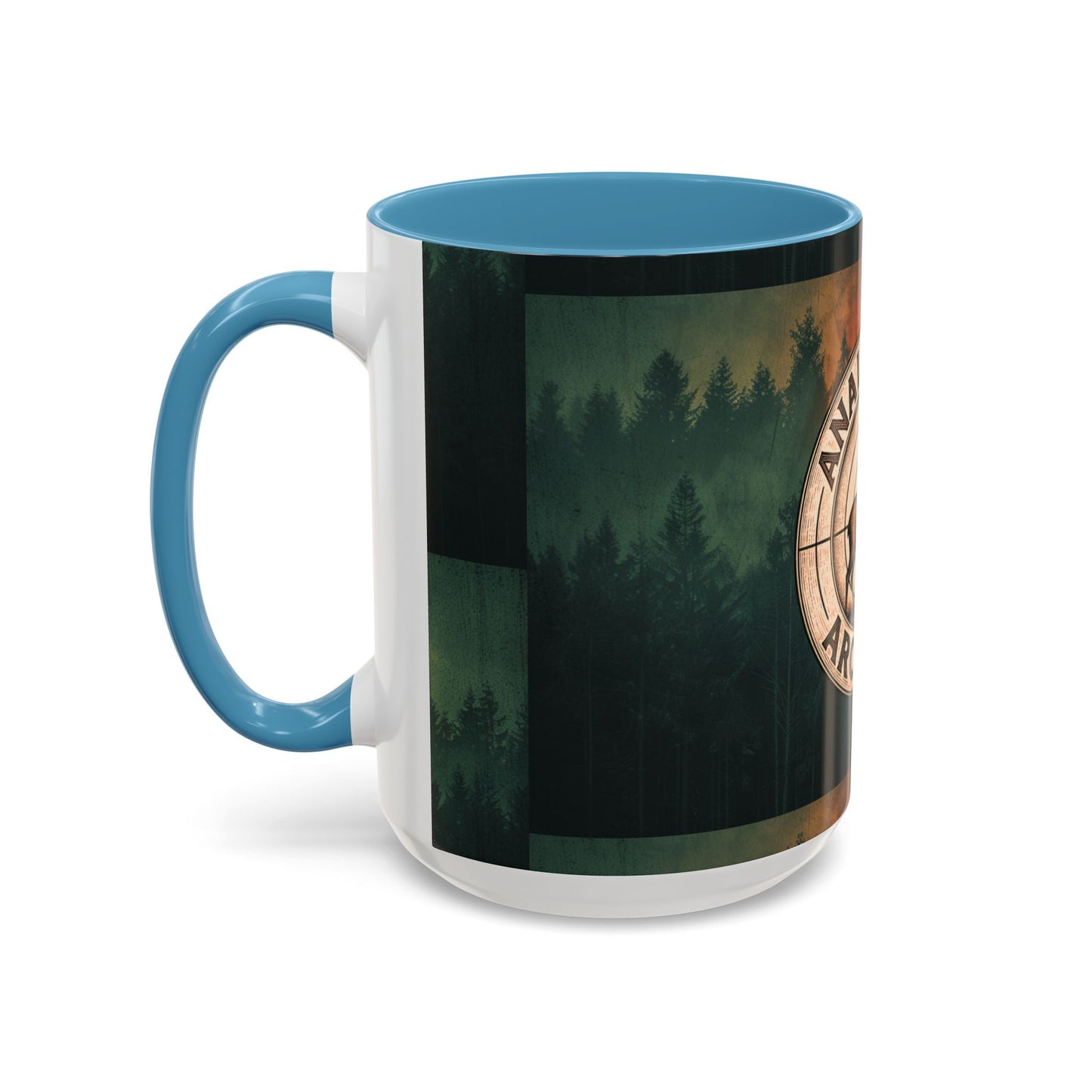 Analytical Archery Deer Coffee Mug — Hunting Rustic Accent Mug
