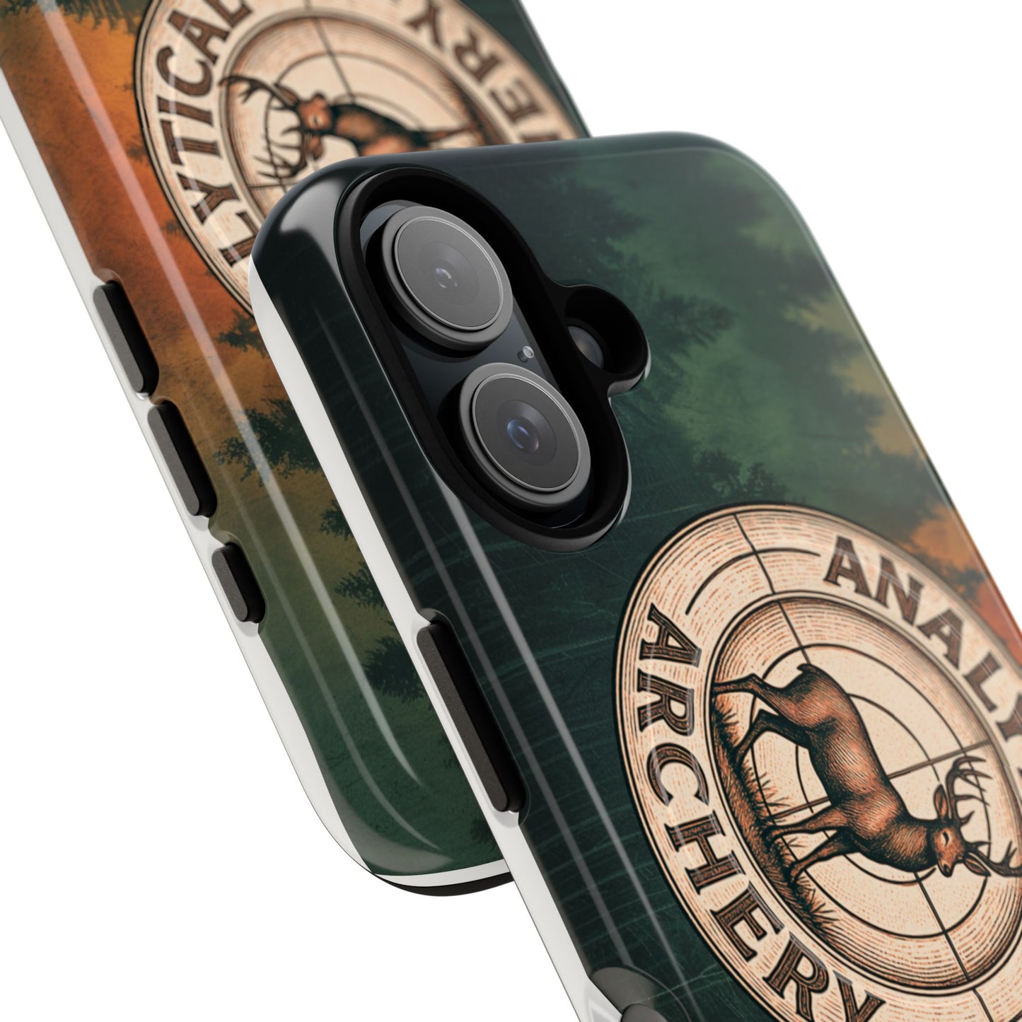 Analytical Archery Tough Magnetic Phone Case — Hunter Deer Target Design