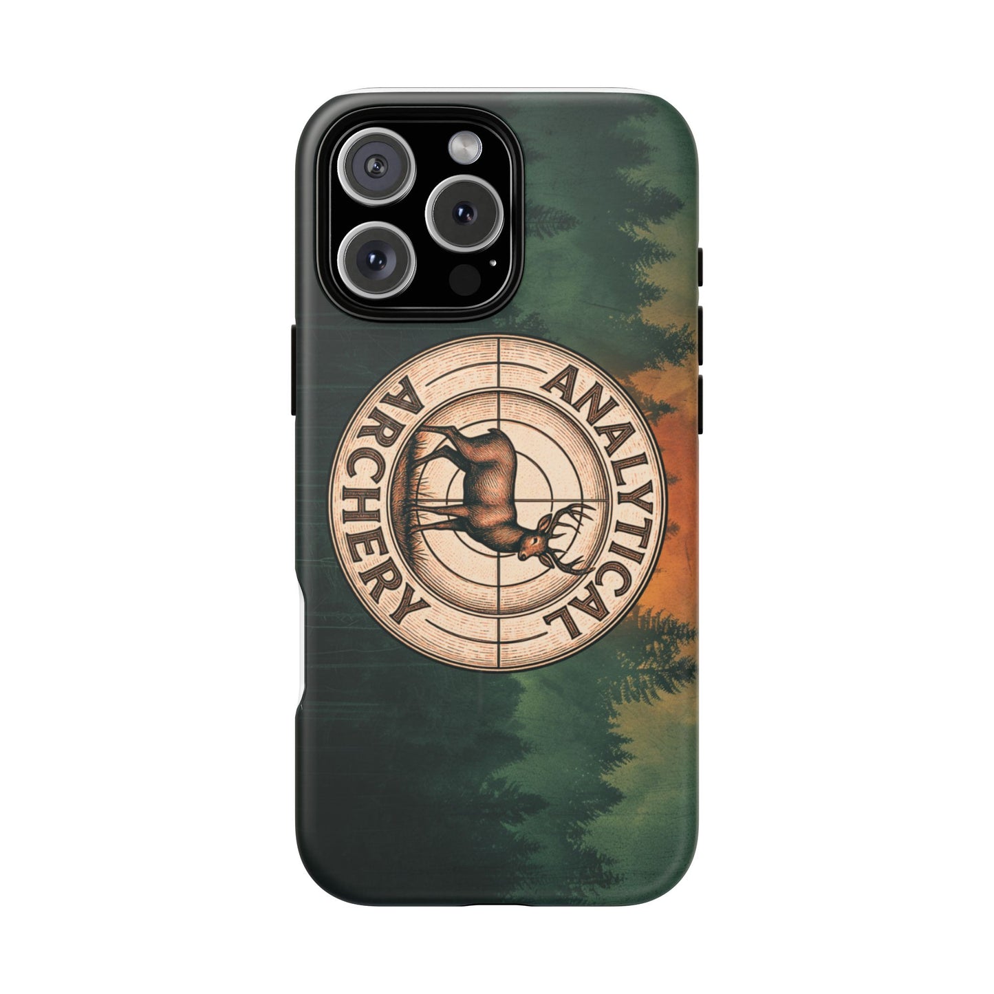 Analytical Archery Tough Magnetic Phone Case — Hunter Deer Target Design