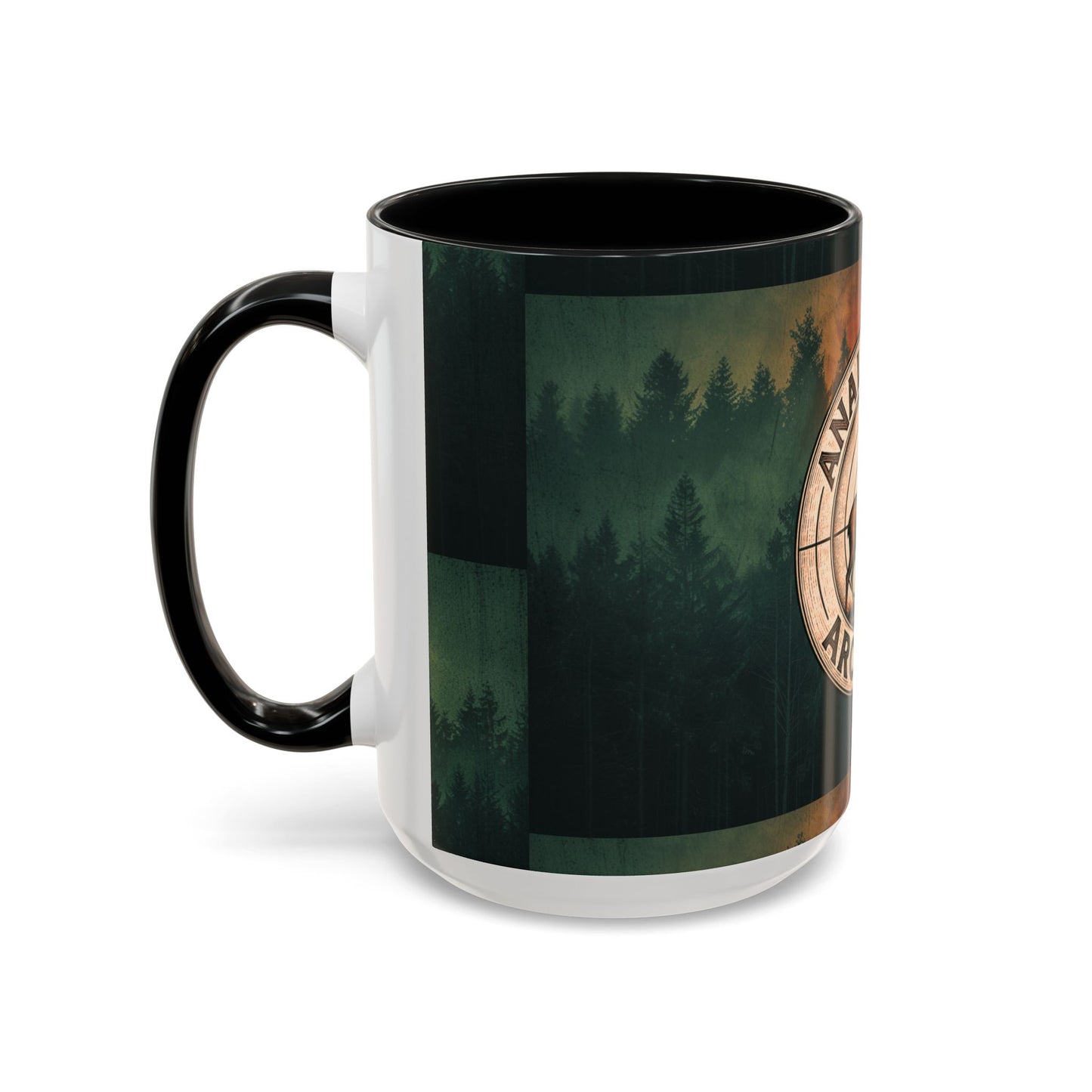 Analytical Archery Deer Coffee Mug — Hunting Rustic Accent Mug