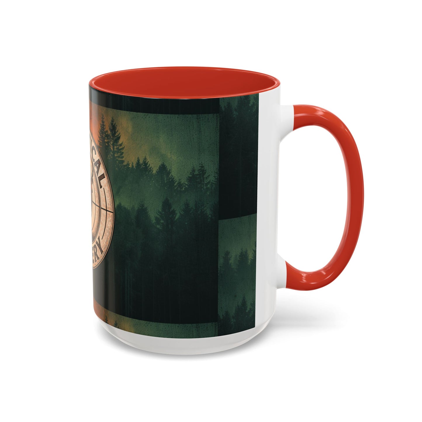 Analytical Archery Deer Coffee Mug — Hunting Rustic Accent Mug