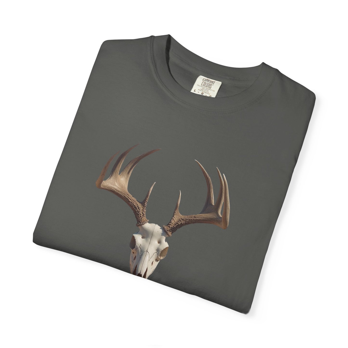 Deer Skull Archery T-Shirt — "Analytical Archer" Target Graphic