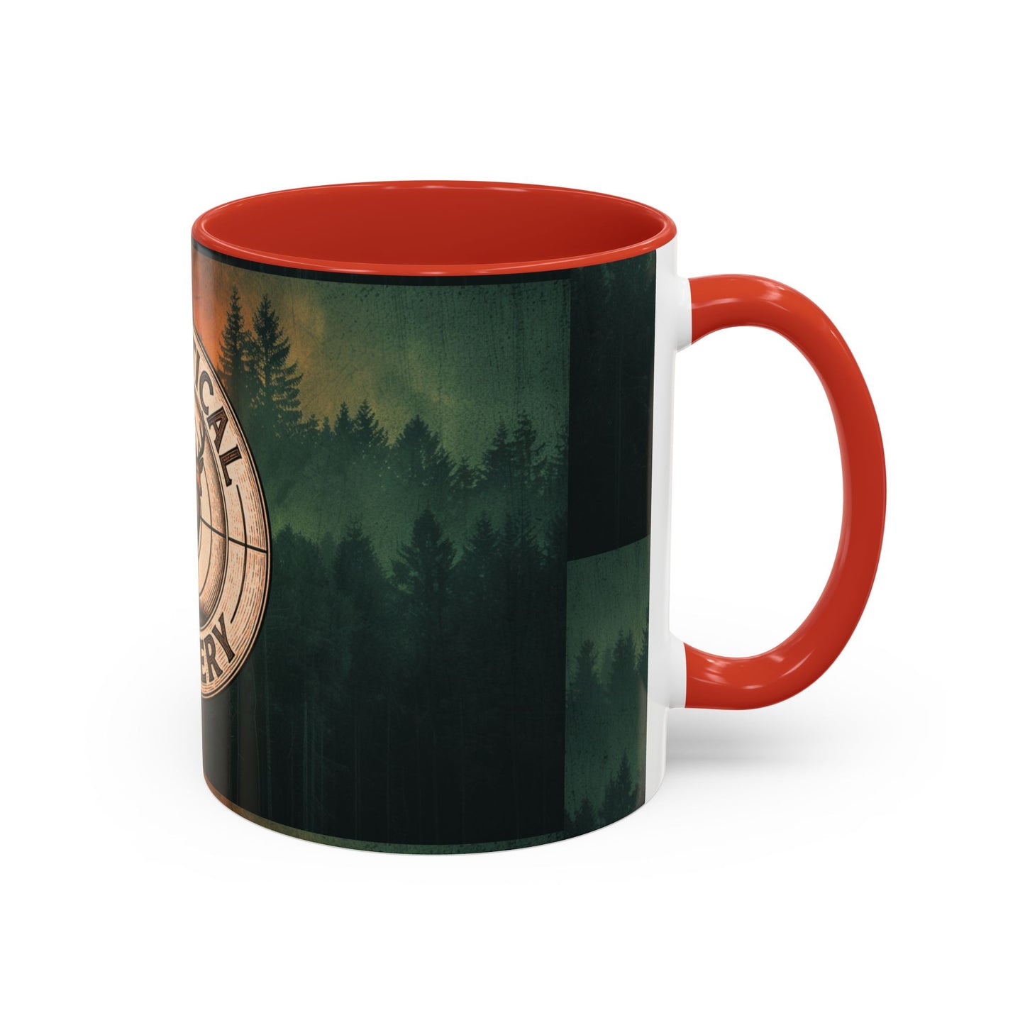 Analytical Archery Deer Coffee Mug — Hunting Rustic Accent Mug