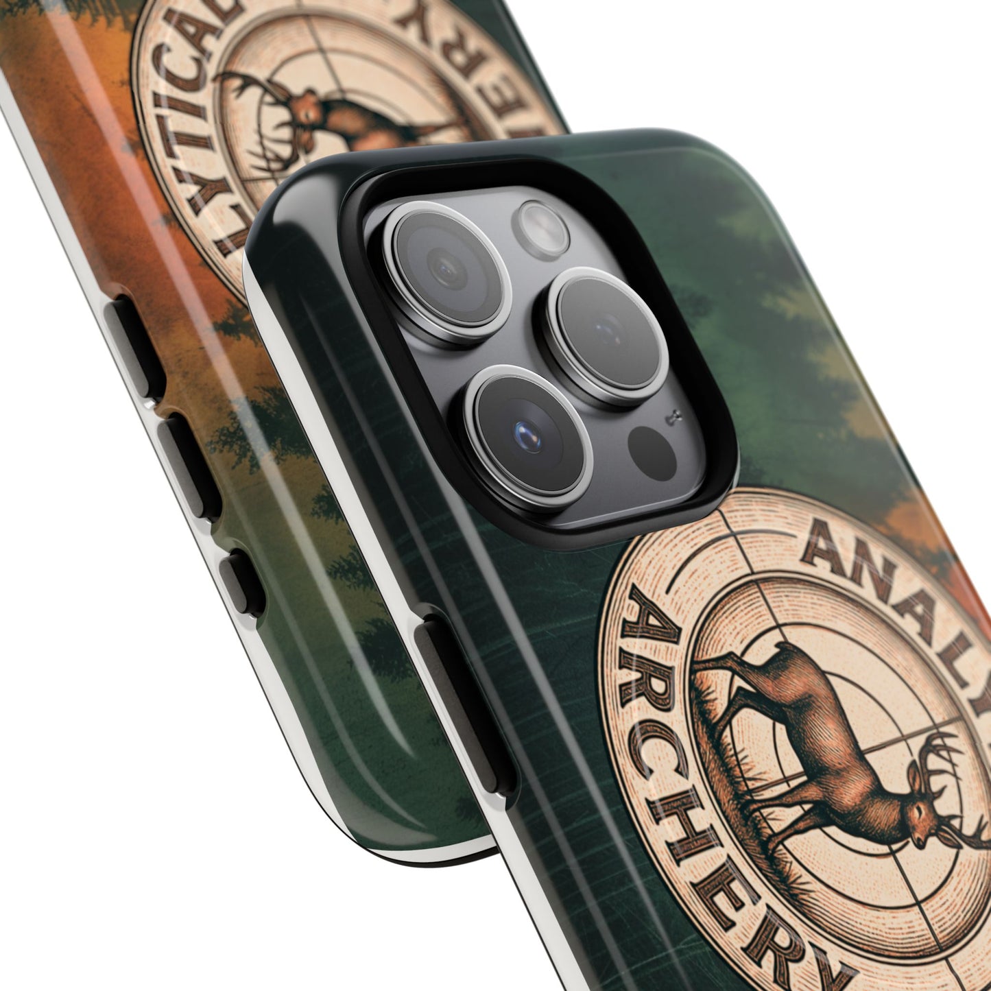 Analytical Archery Tough Magnetic Phone Case — Hunter Deer Target Design