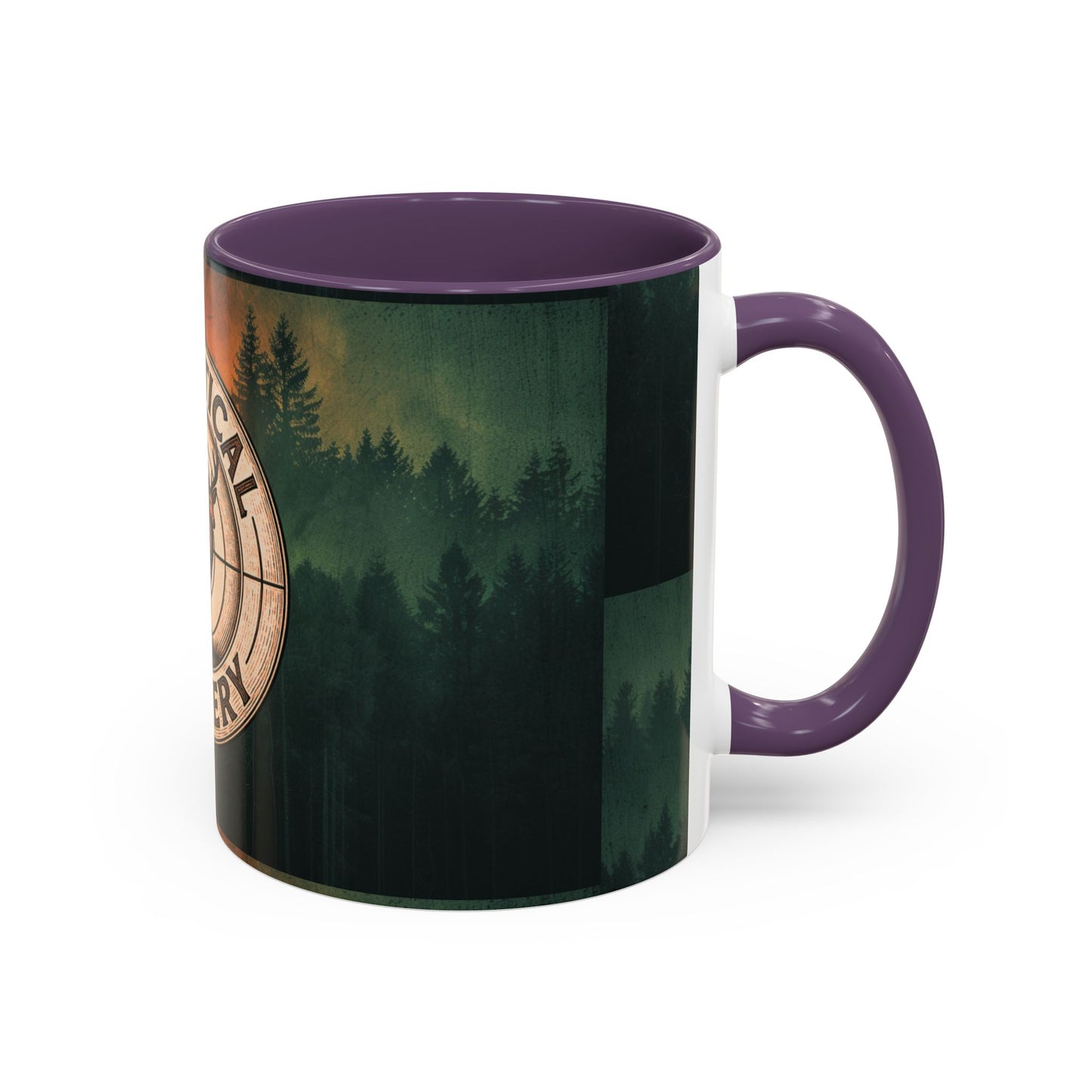 Analytical Archery Deer Coffee Mug — Hunting Rustic Accent Mug