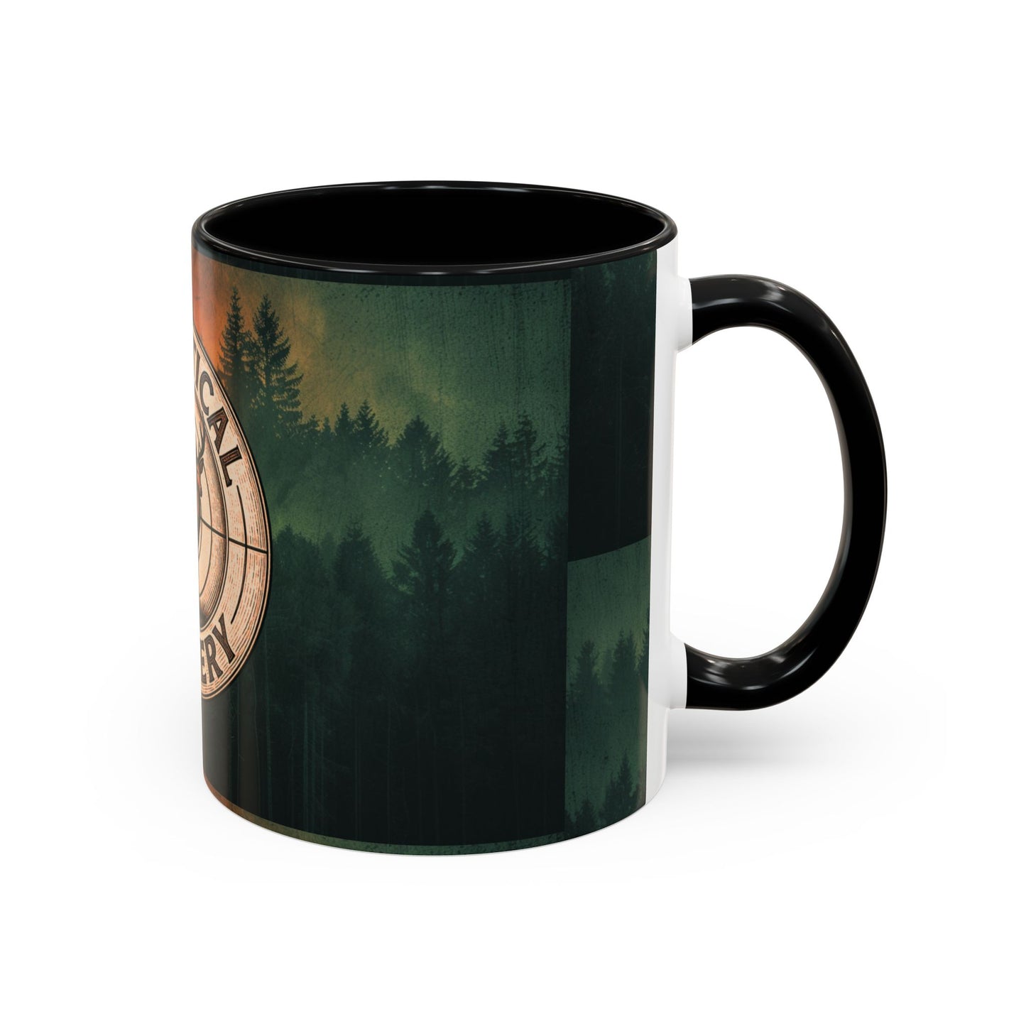 Analytical Archery Deer Coffee Mug — Hunting Rustic Accent Mug