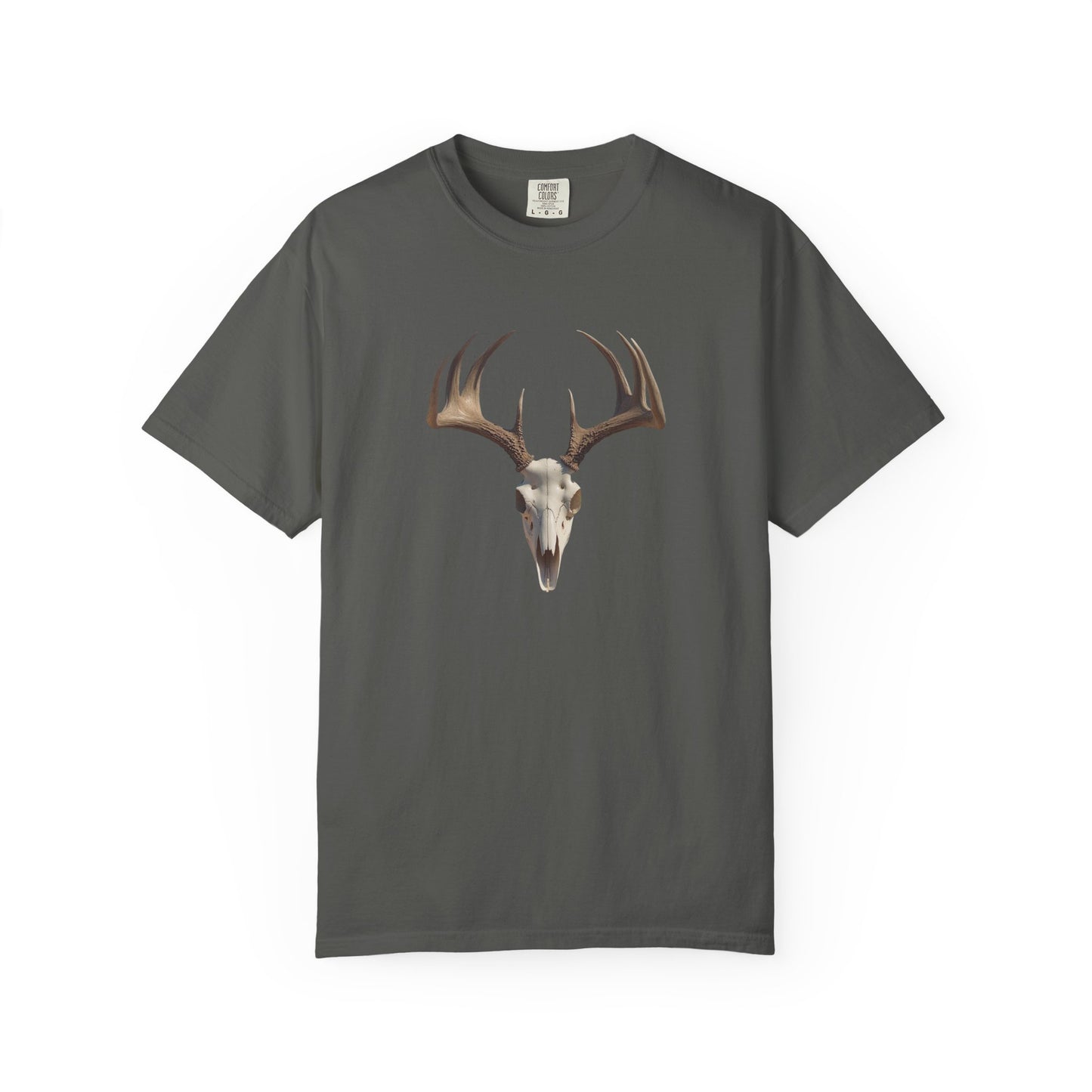 Deer Skull Archery T-Shirt — "Analytical Archer" Target Graphic