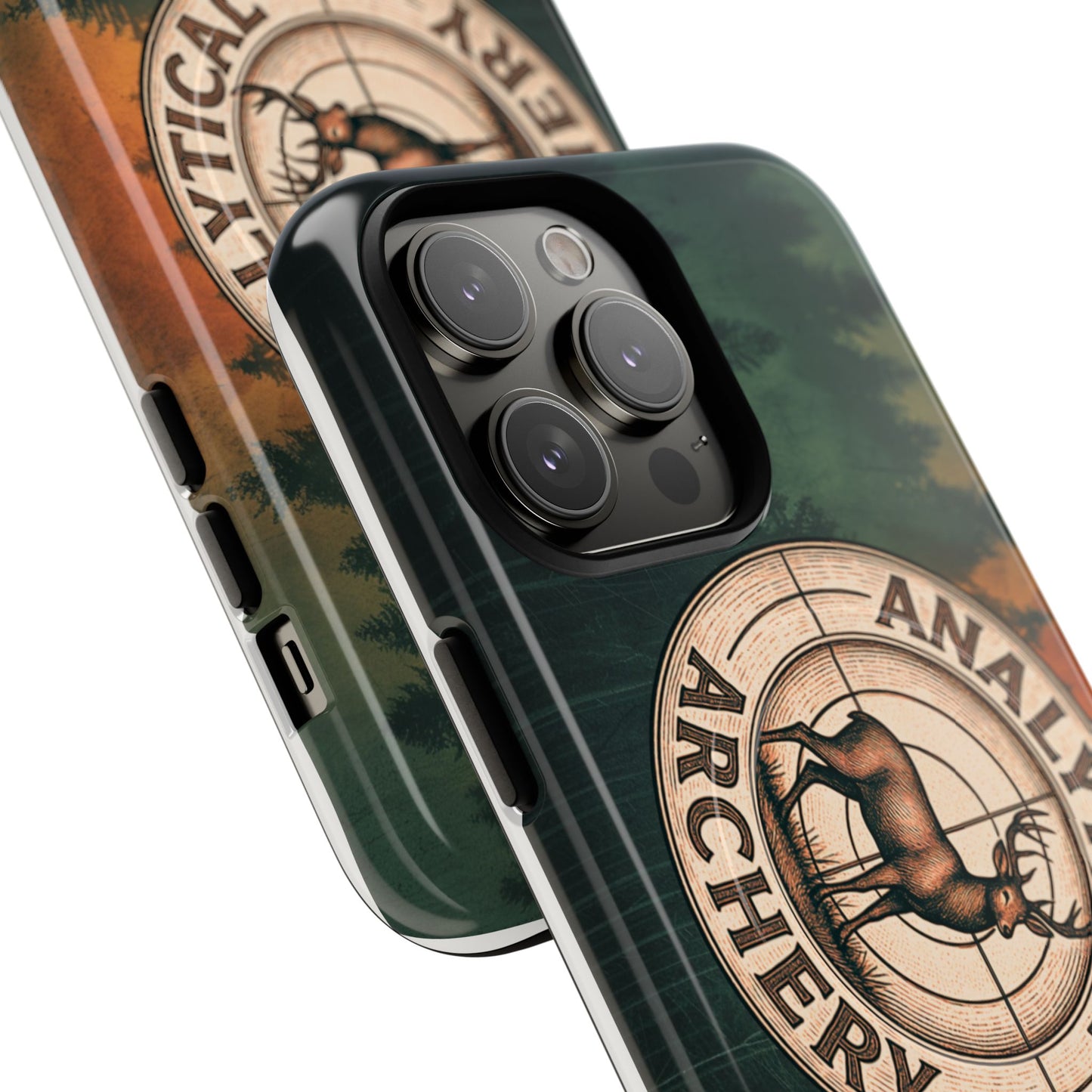 Analytical Archery Tough Magnetic Phone Case — Hunter Deer Target Design