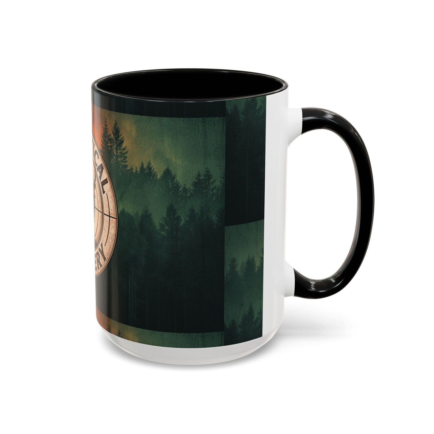 Analytical Archery Deer Coffee Mug — Hunting Rustic Accent Mug