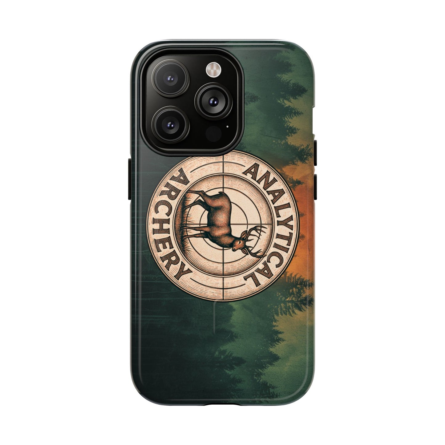 Analytical Archery Tough Magnetic Phone Case — Hunter Deer Target Design