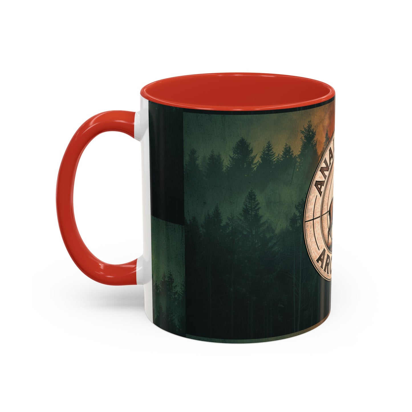Analytical Archery Deer Coffee Mug — Hunting Rustic Accent Mug