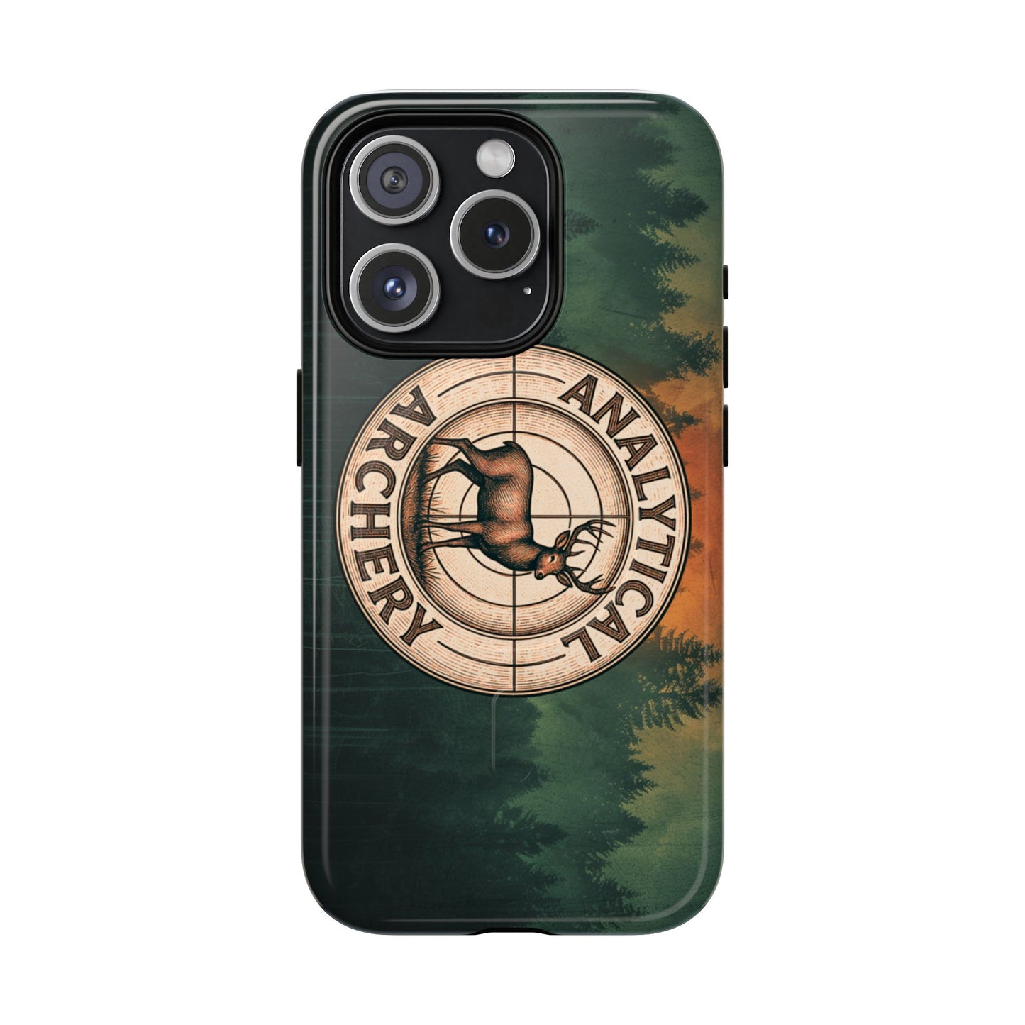 Analytical Archery Tough Magnetic Phone Case — Hunter Deer Target Design