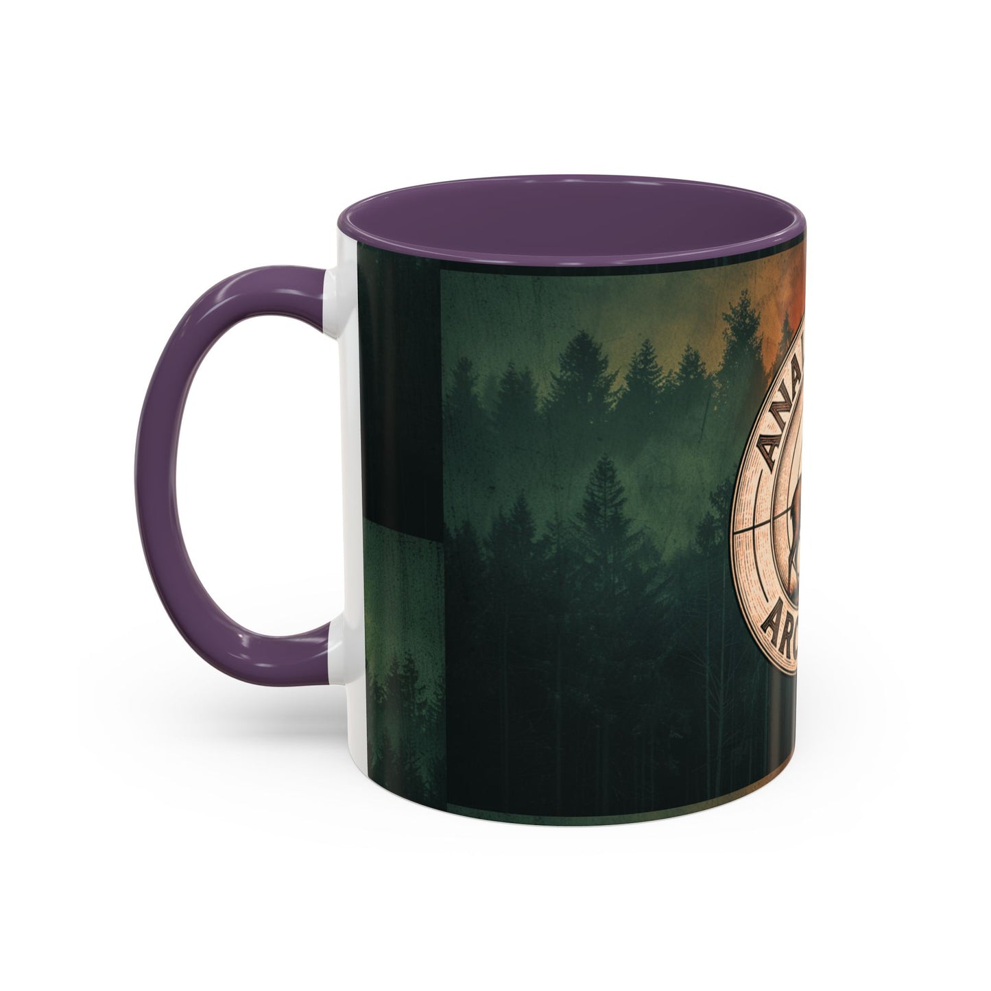Analytical Archery Deer Coffee Mug — Hunting Rustic Accent Mug