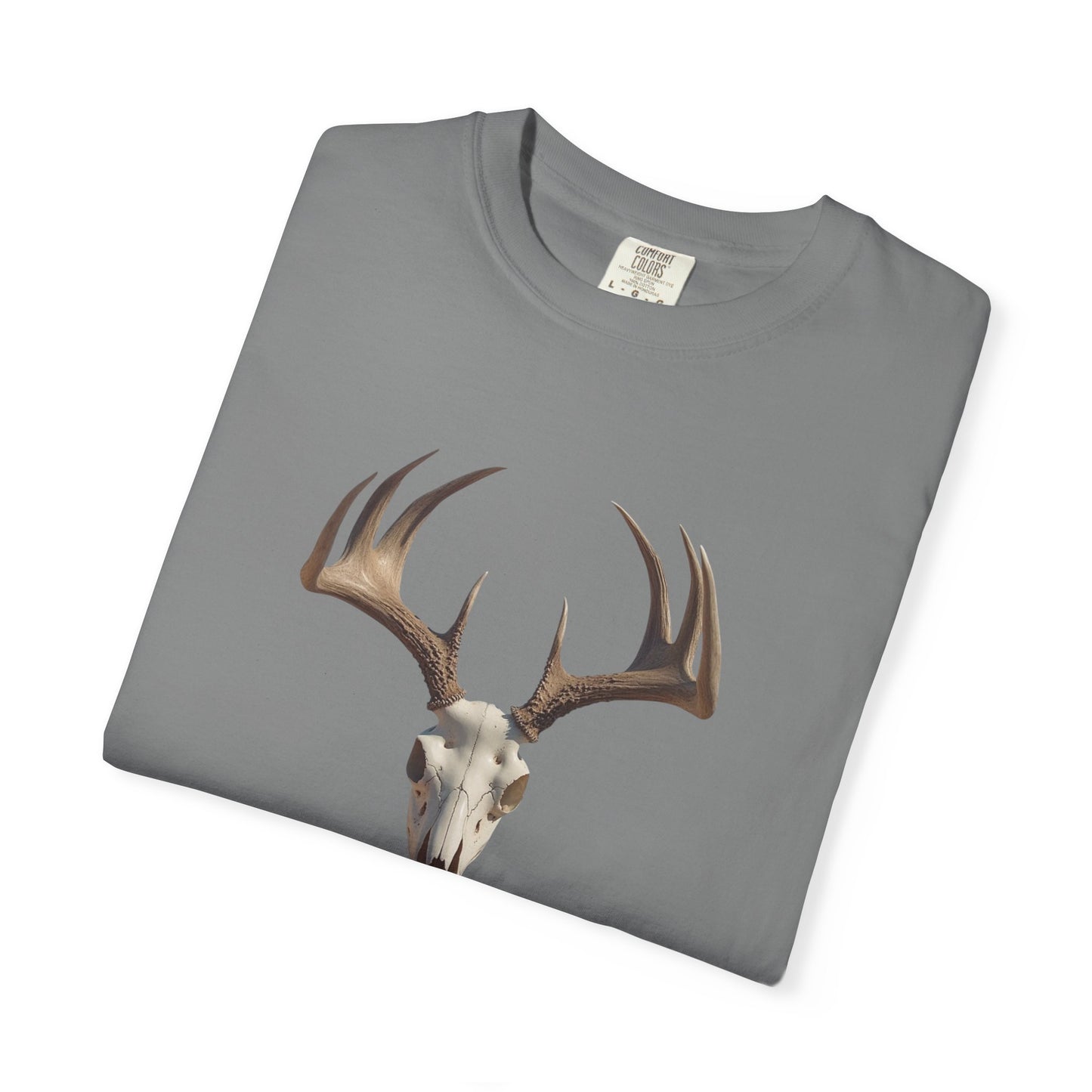 Deer Skull Archery T-Shirt — "Analytical Archer" Target Graphic