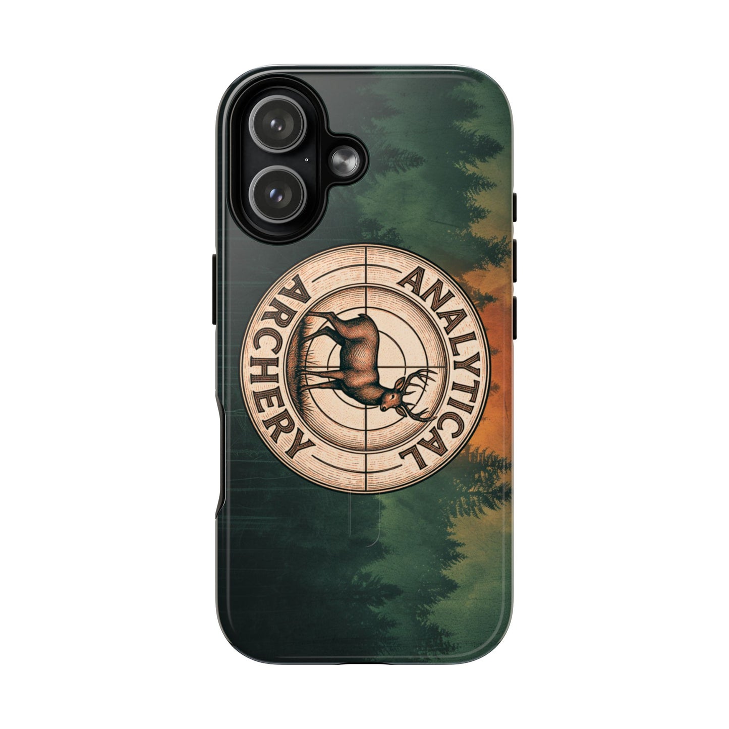 Analytical Archery Tough Magnetic Phone Case — Hunter Deer Target Design