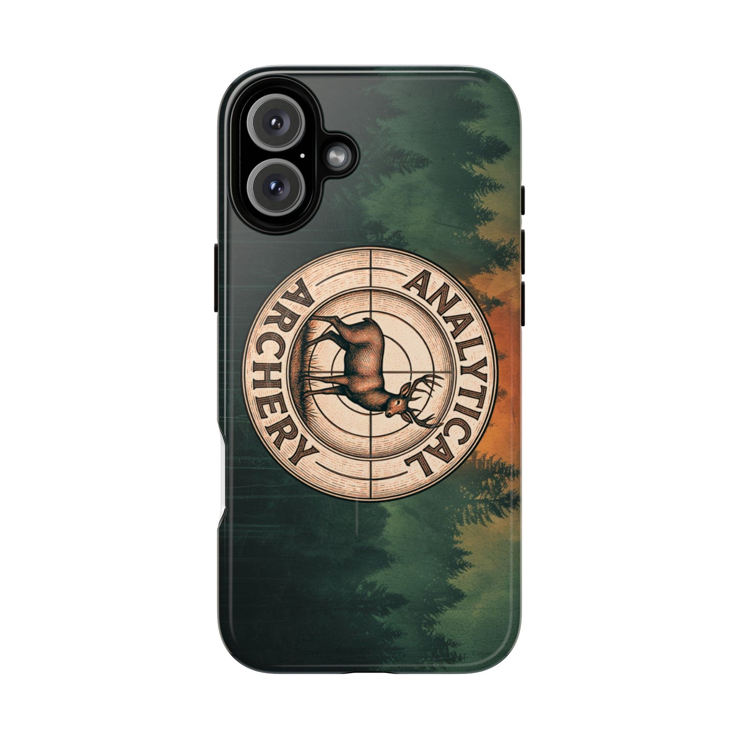 Analytical Archery Tough Magnetic Phone Case — Hunter Deer Target Design