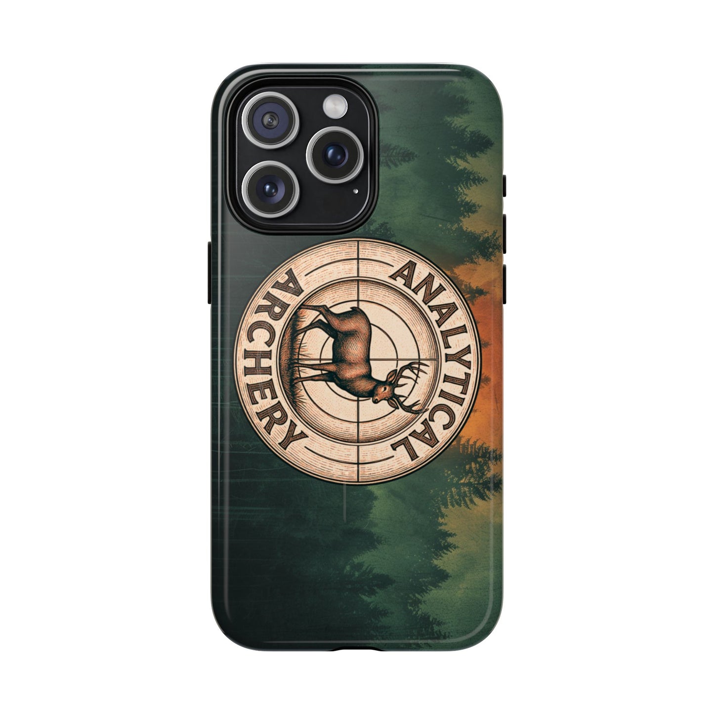Analytical Archery Tough Magnetic Phone Case — Hunter Deer Target Design