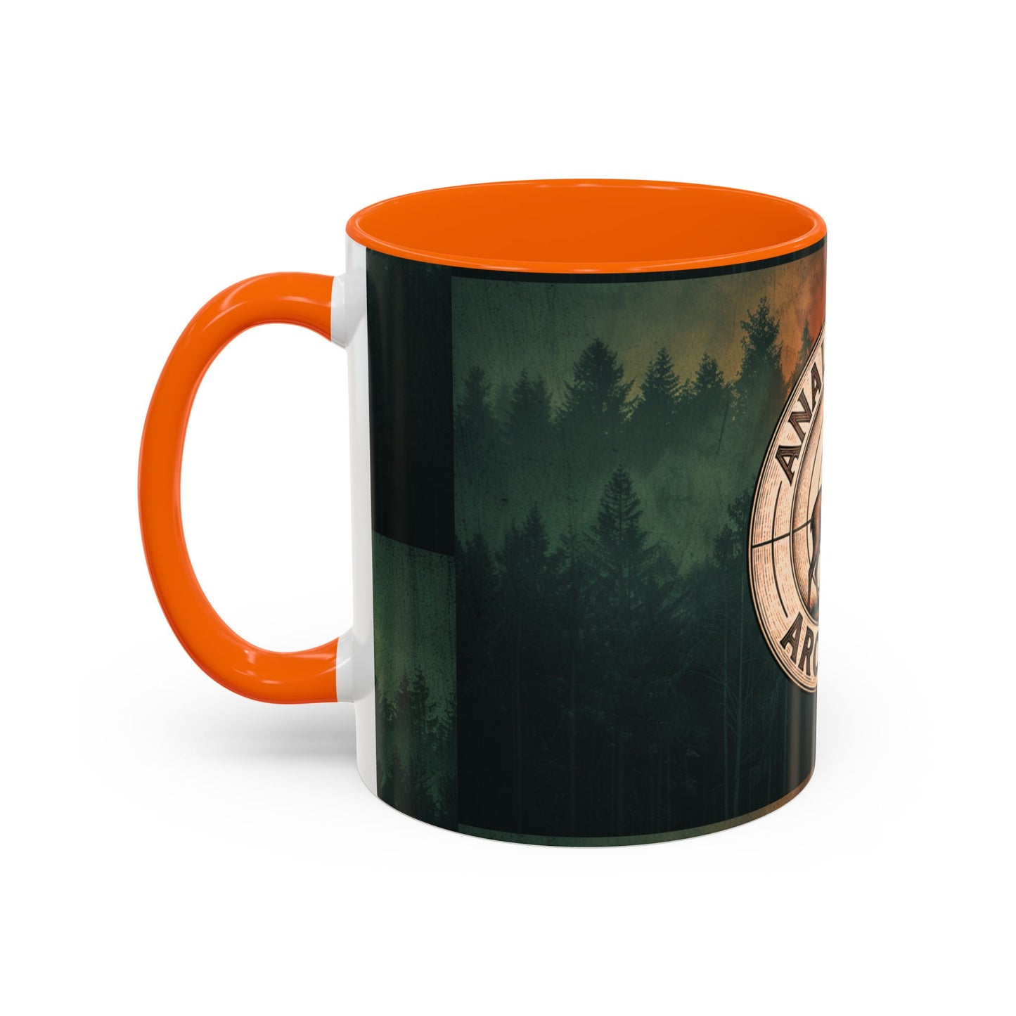 Analytical Archery Deer Coffee Mug — Hunting Rustic Accent Mug