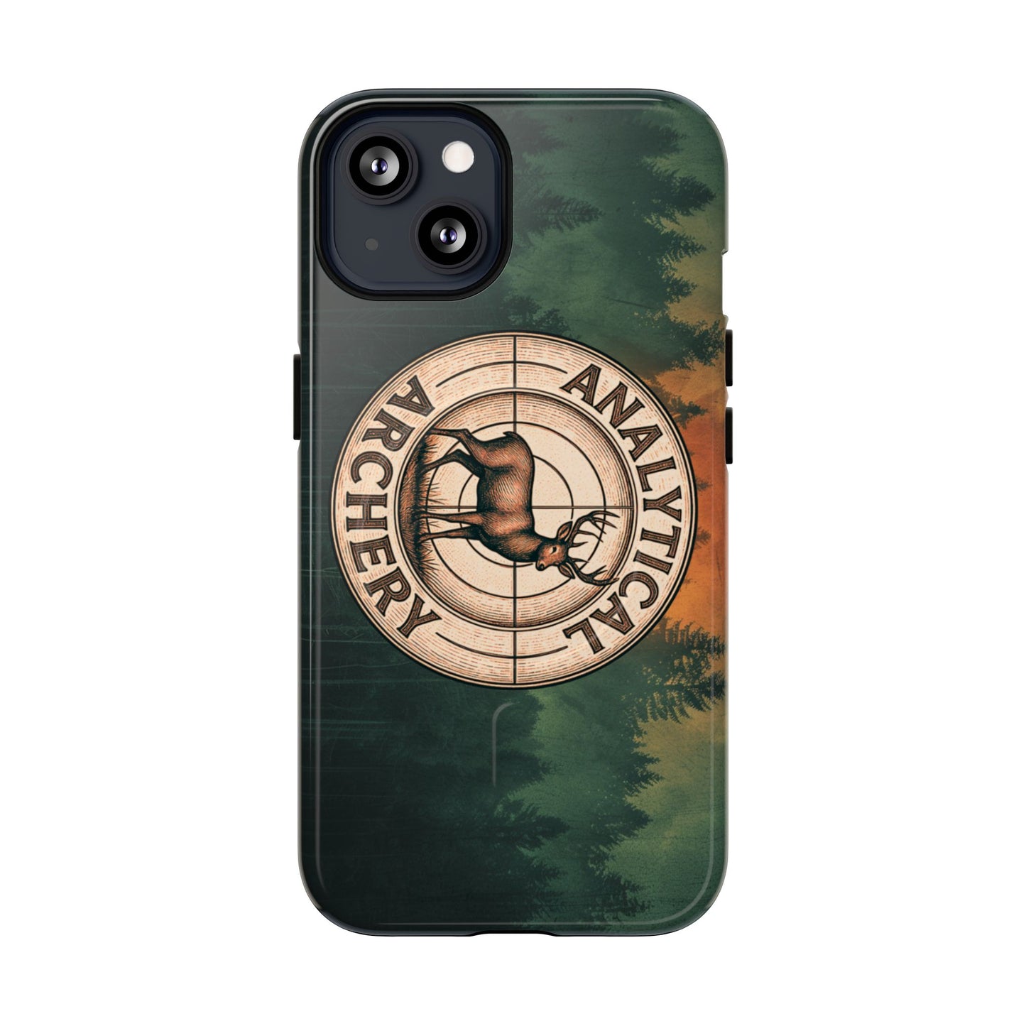 Analytical Archery Tough Magnetic Phone Case — Hunter Deer Target Design