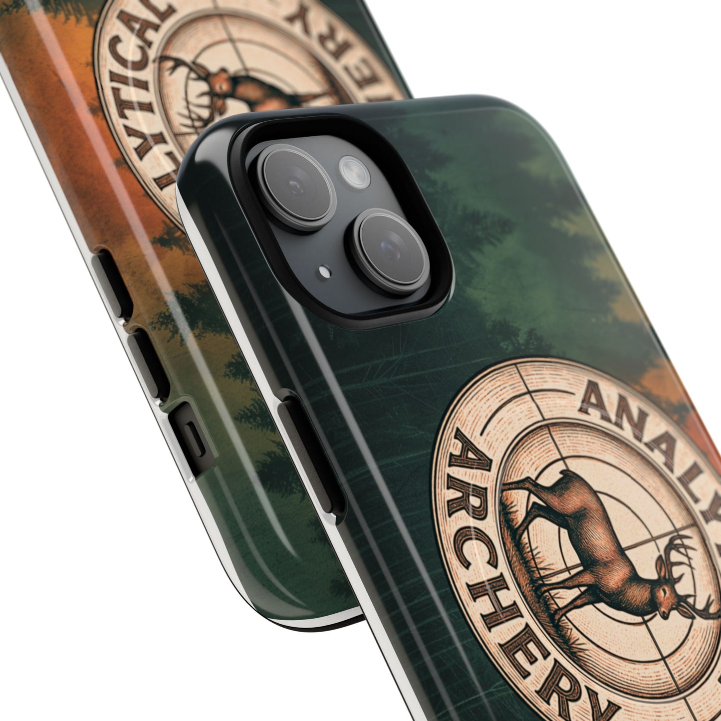 Analytical Archery Tough Magnetic Phone Case — Hunter Deer Target Design