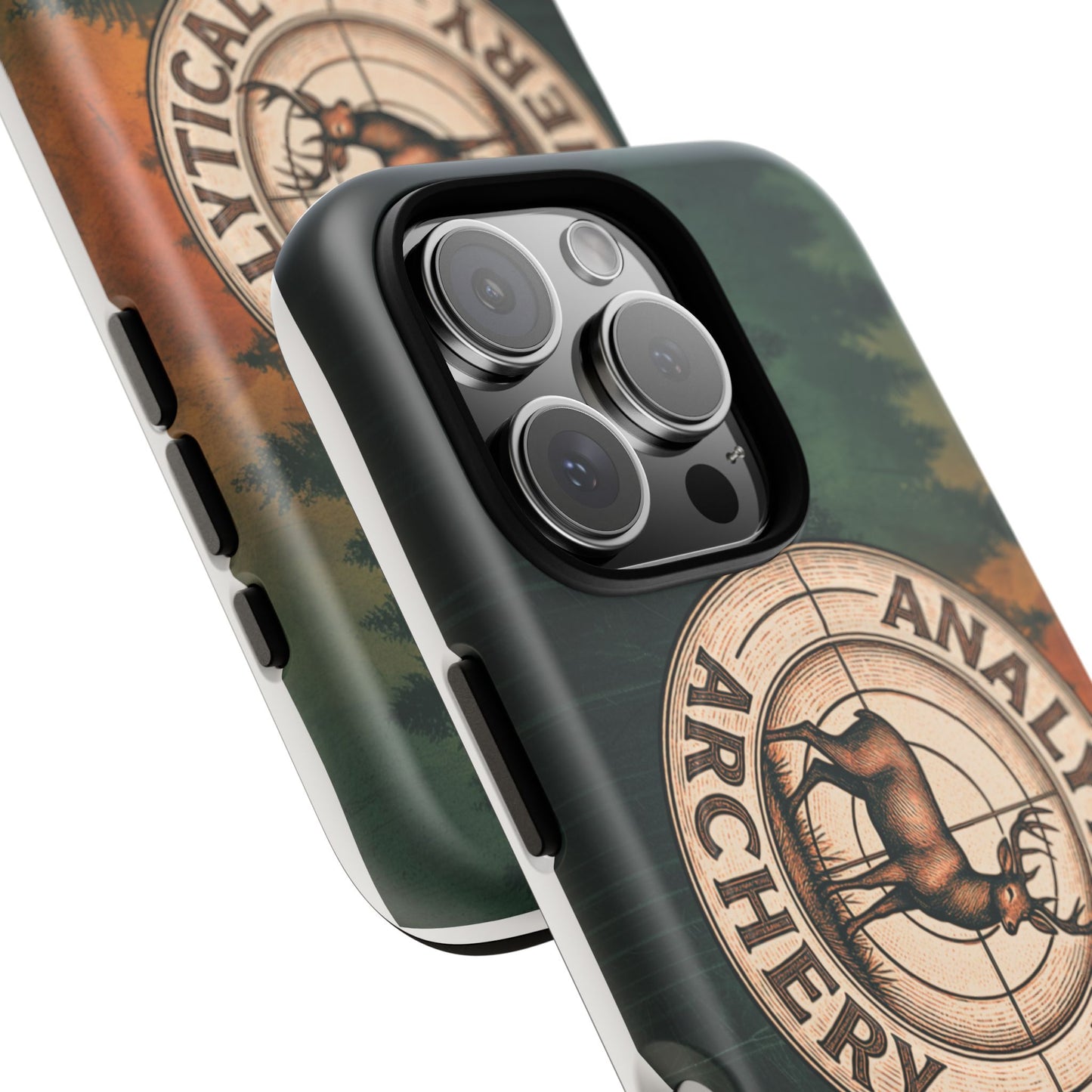 Analytical Archery Tough Magnetic Phone Case — Hunter Deer Target Design