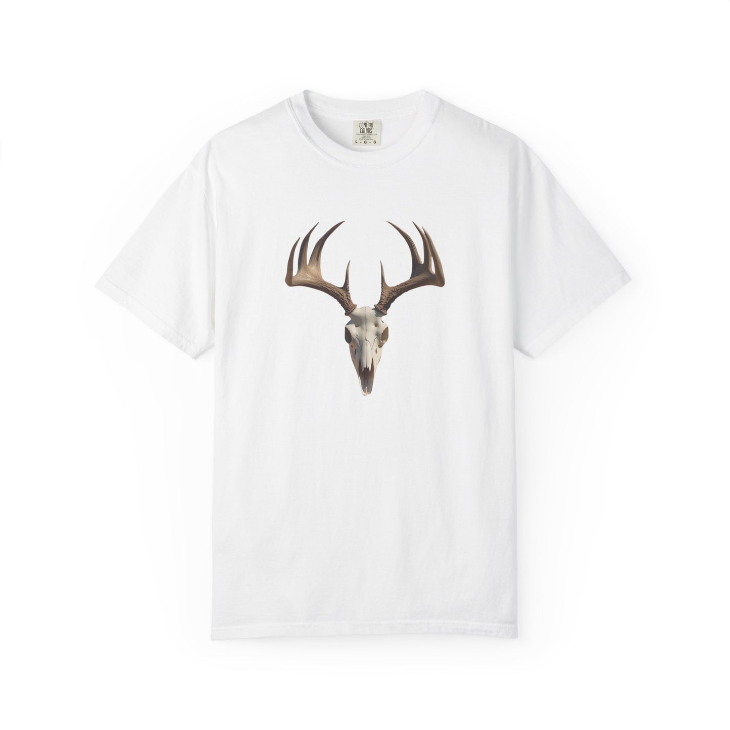 Deer Skull Archery T-Shirt — "Analytical Archer" Target Graphic