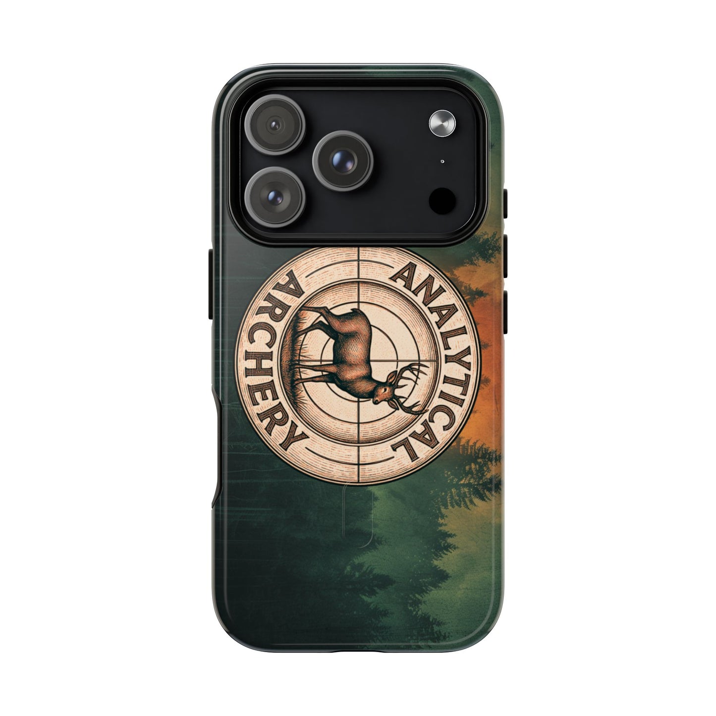 Analytical Archery Tough Magnetic Phone Case — Hunter Deer Target Design