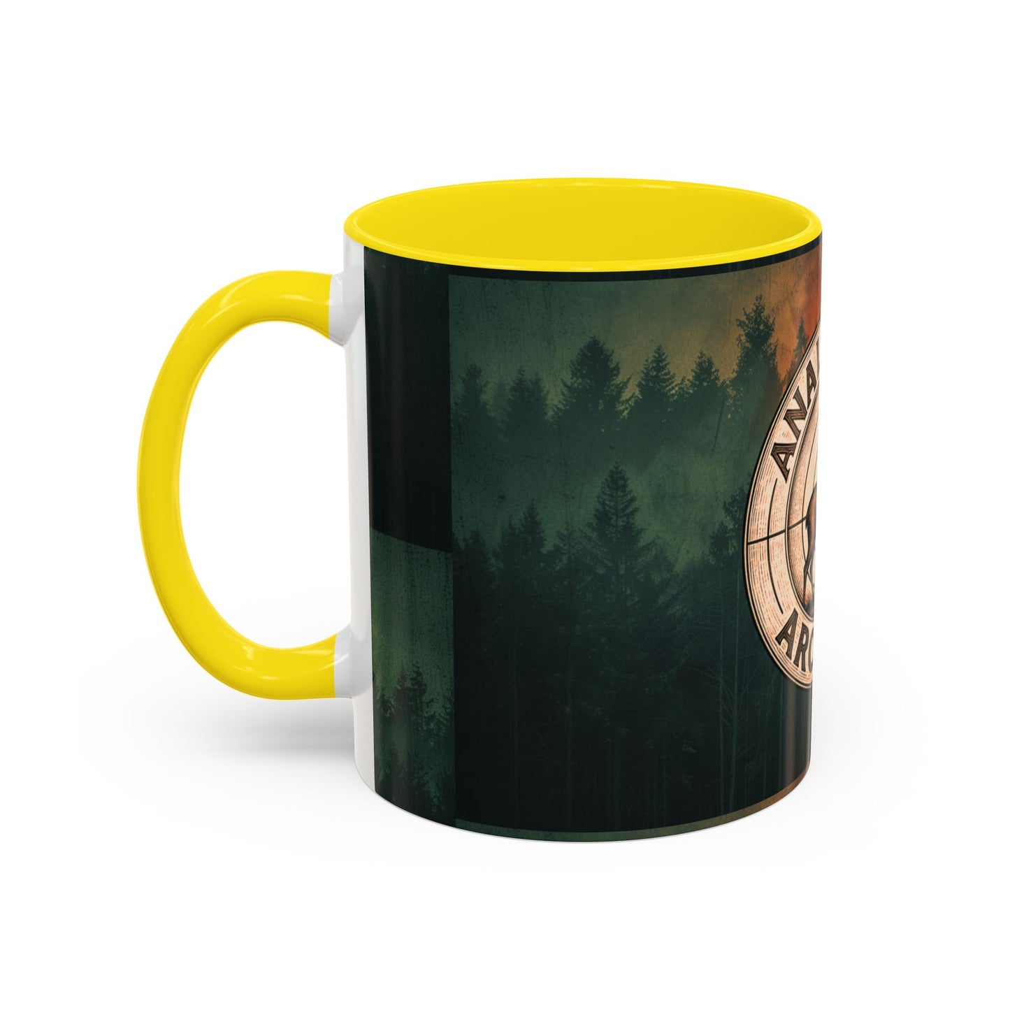 Analytical Archery Deer Coffee Mug — Hunting Rustic Accent Mug