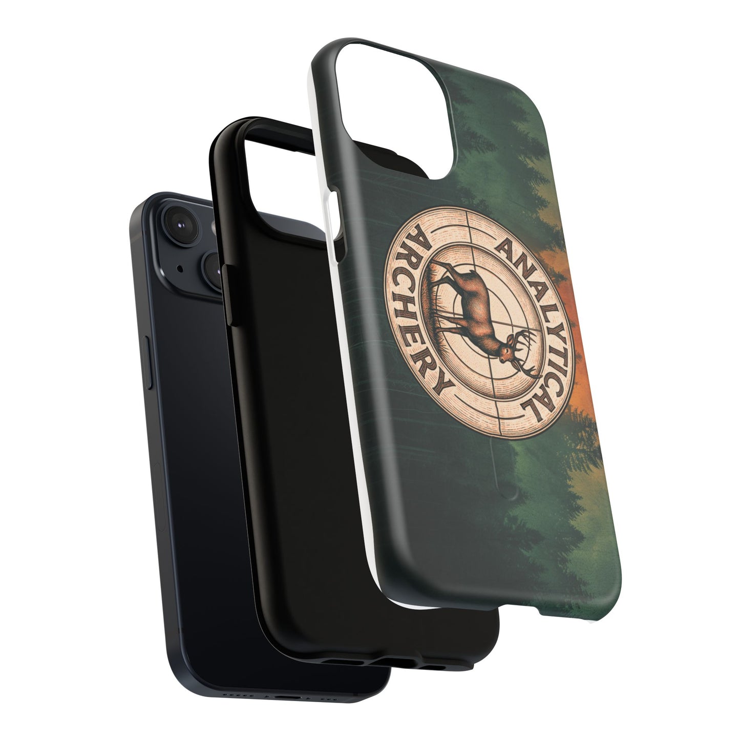Analytical Archery Tough Magnetic Phone Case — Hunter Deer Target Design