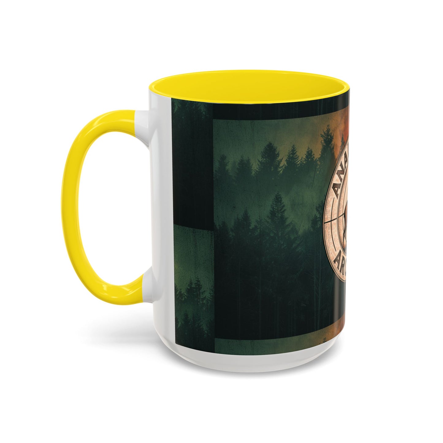 Analytical Archery Deer Coffee Mug — Hunting Rustic Accent Mug
