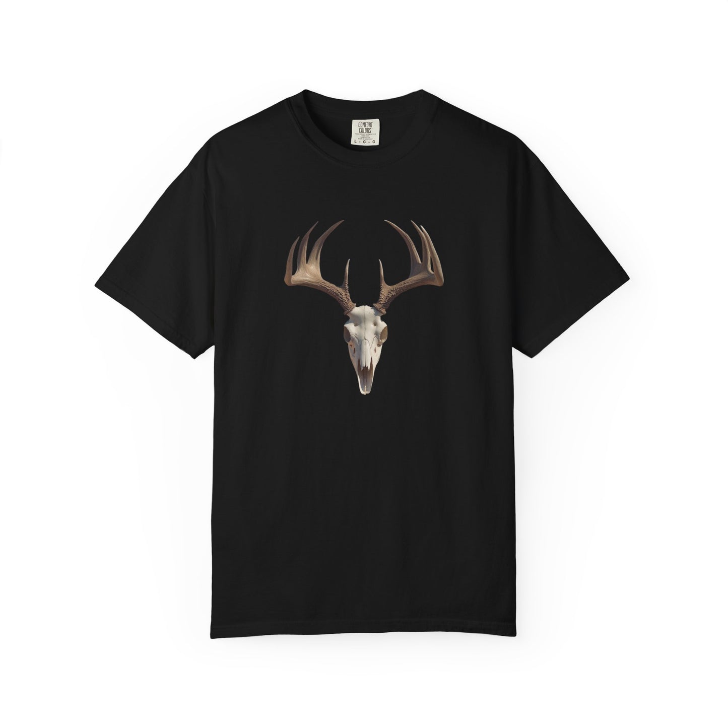 Deer Skull Archery T-Shirt — "Analytical Archer" Target Graphic