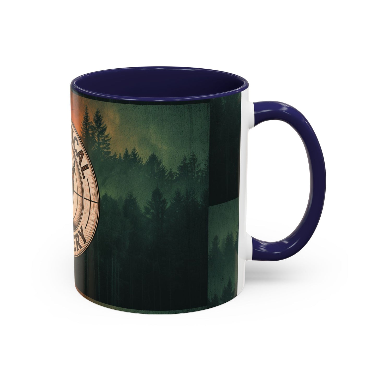 Analytical Archery Deer Coffee Mug — Hunting Rustic Accent Mug