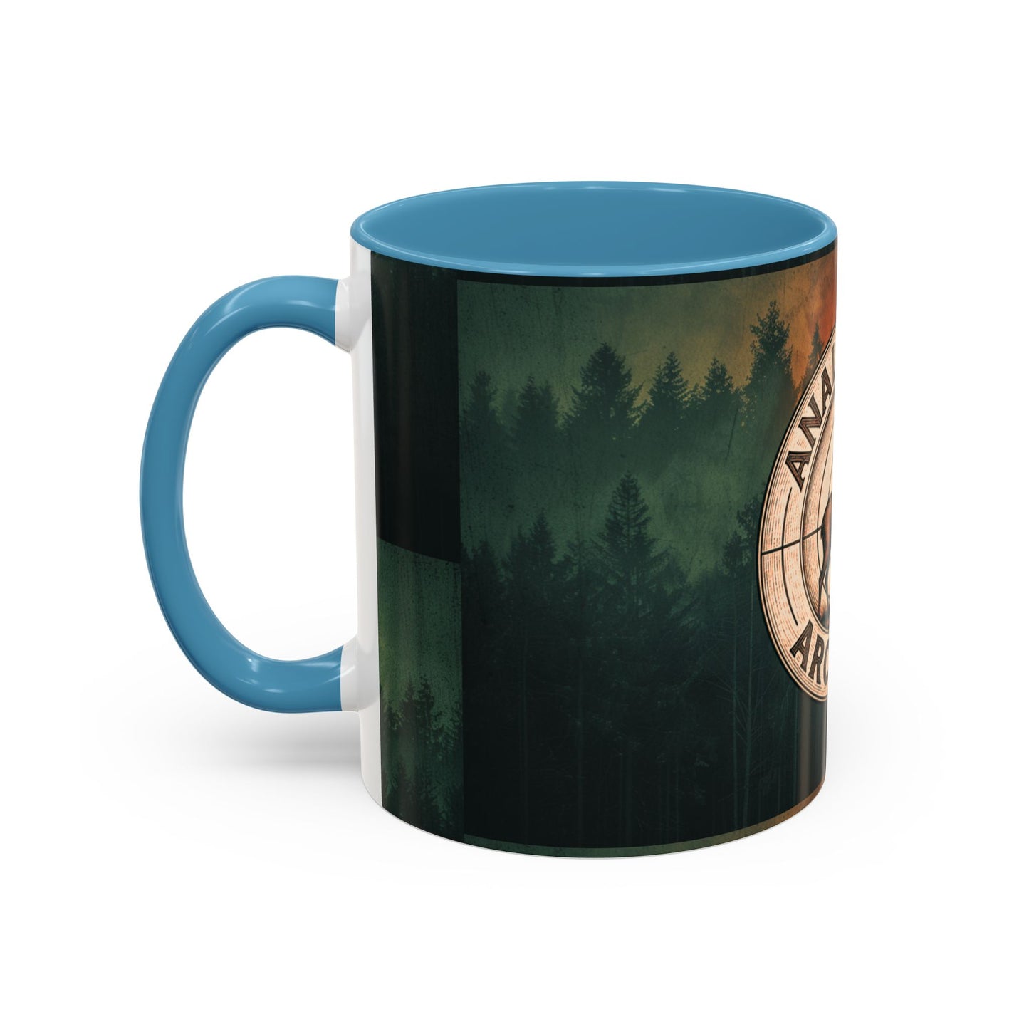 Analytical Archery Deer Coffee Mug — Hunting Rustic Accent Mug