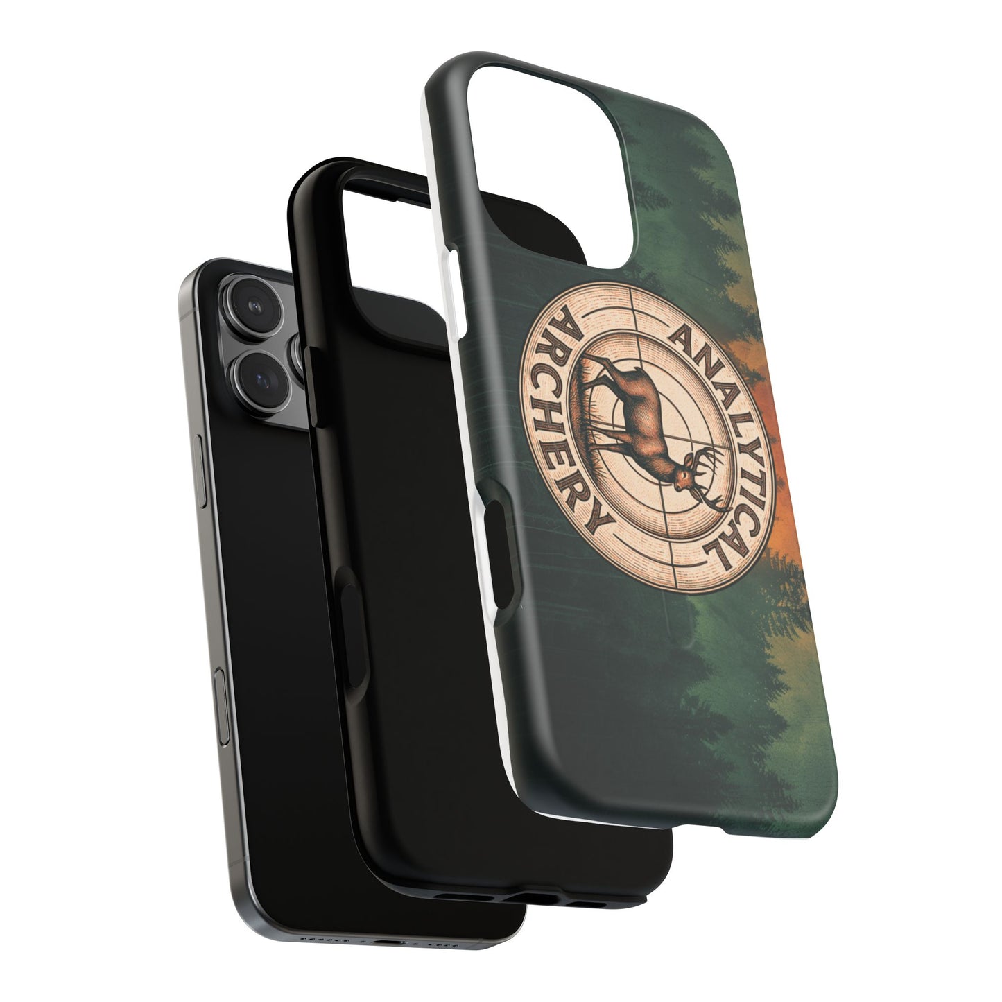 Analytical Archery Tough Magnetic Phone Case — Hunter Deer Target Design