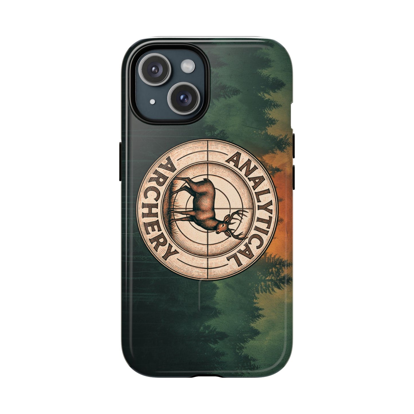 Analytical Archery Tough Magnetic Phone Case — Hunter Deer Target Design