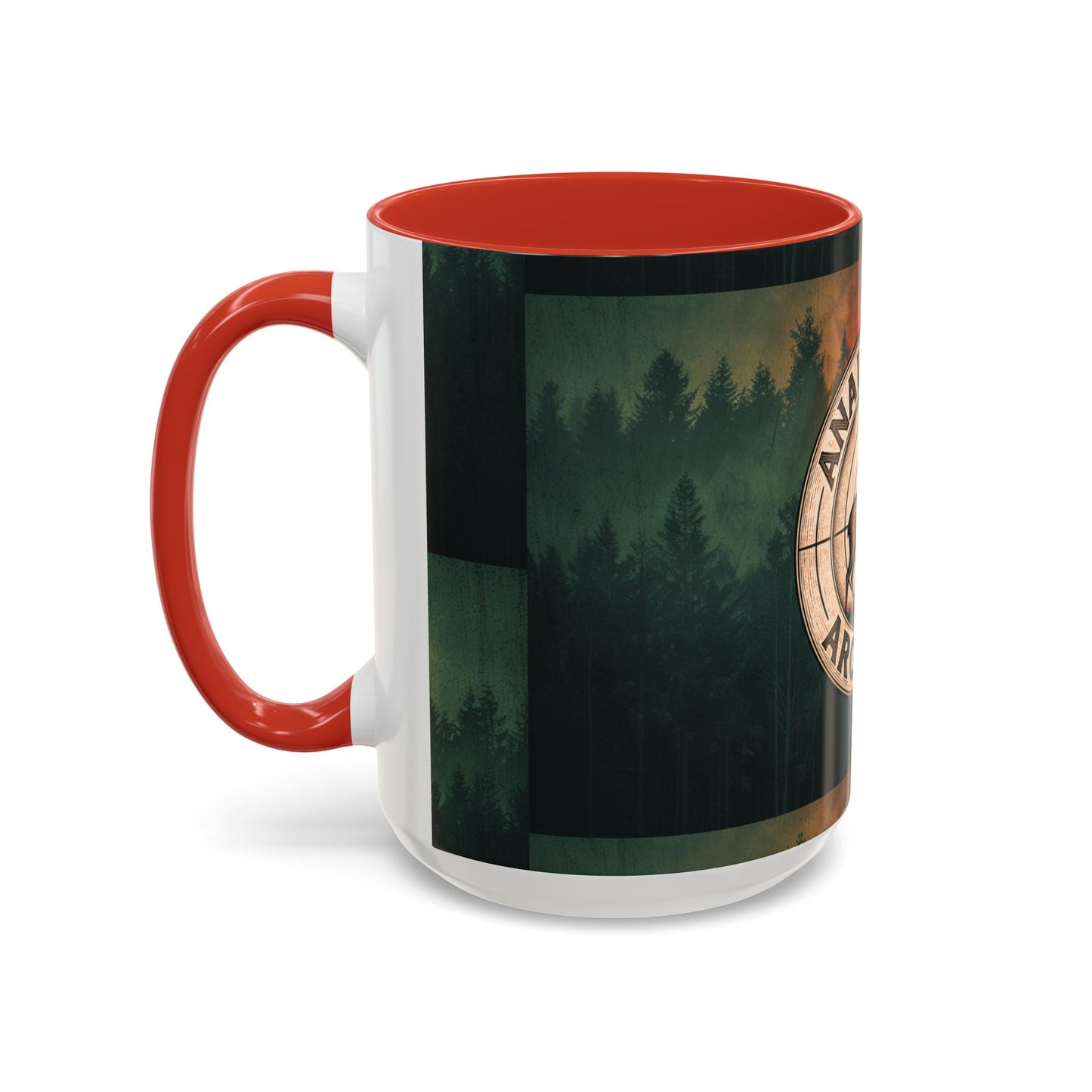 Analytical Archery Deer Coffee Mug — Hunting Rustic Accent Mug