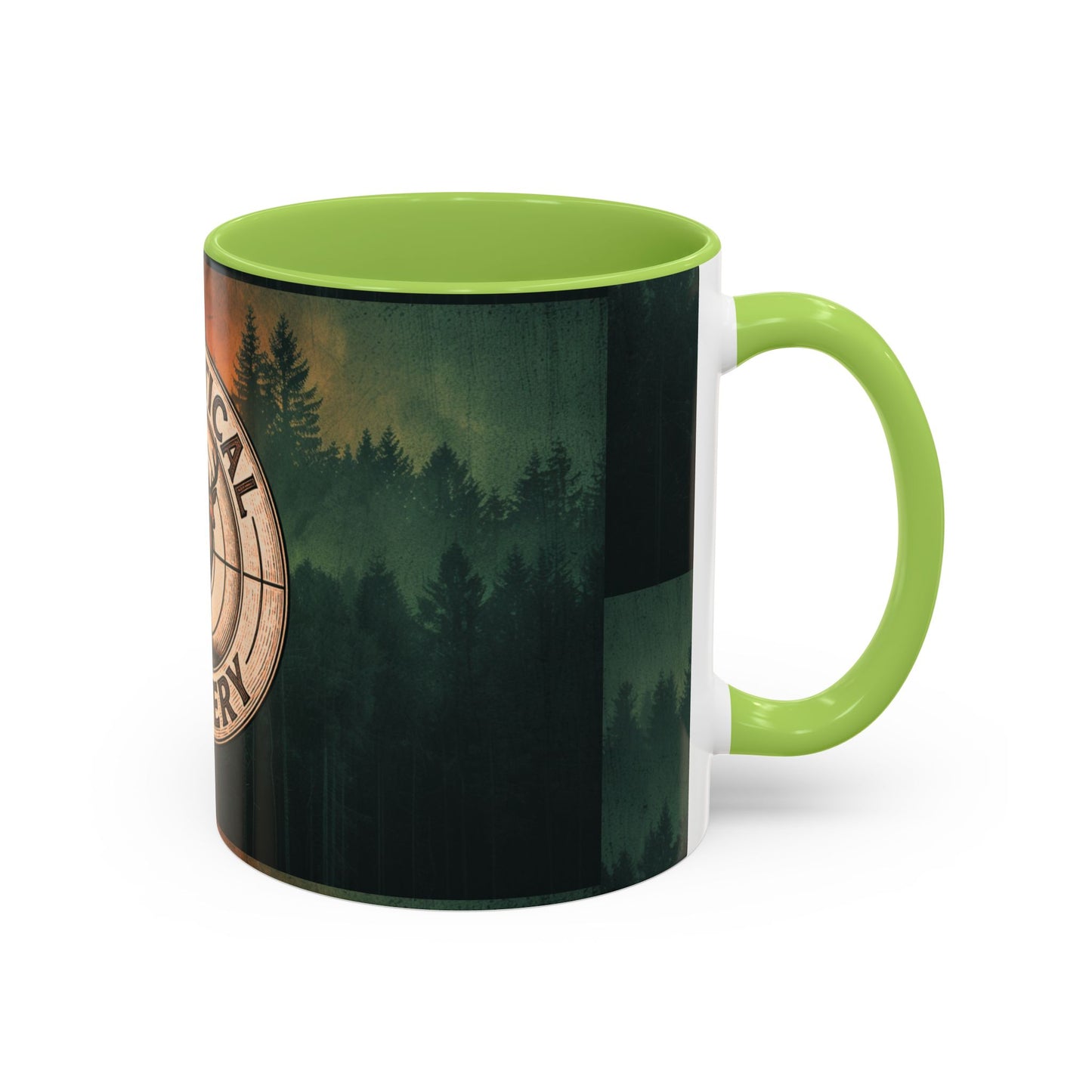 Analytical Archery Deer Coffee Mug — Hunting Rustic Accent Mug