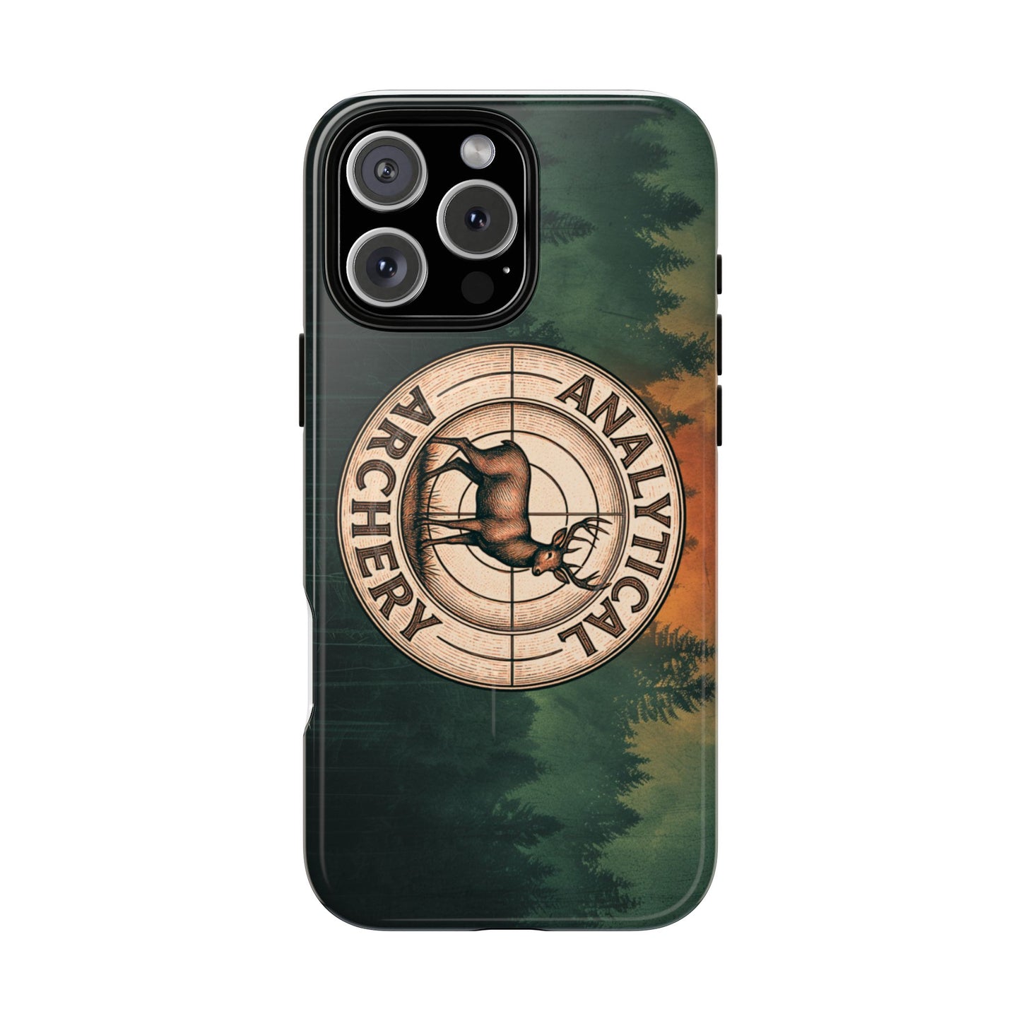 Analytical Archery Tough Magnetic Phone Case — Hunter Deer Target Design