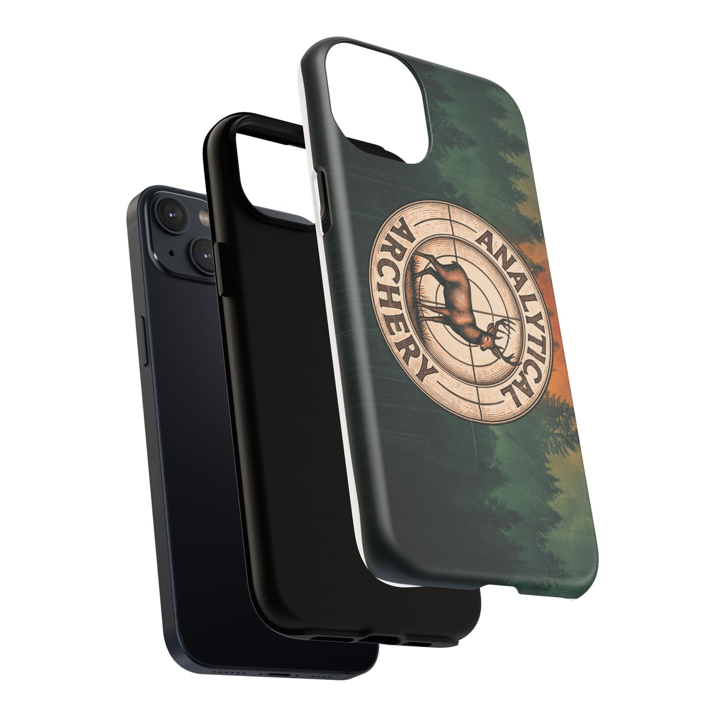 Analytical Archery Tough Magnetic Phone Case — Hunter Deer Target Design