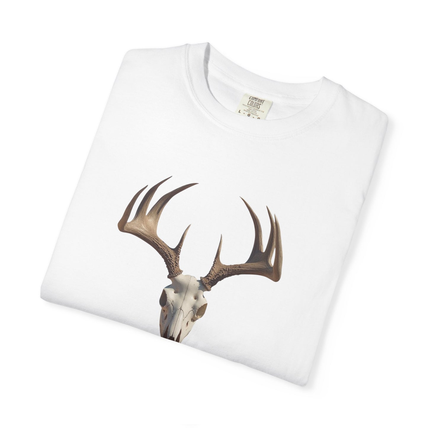 Deer Skull Archery T-Shirt — "Analytical Archer" Target Graphic
