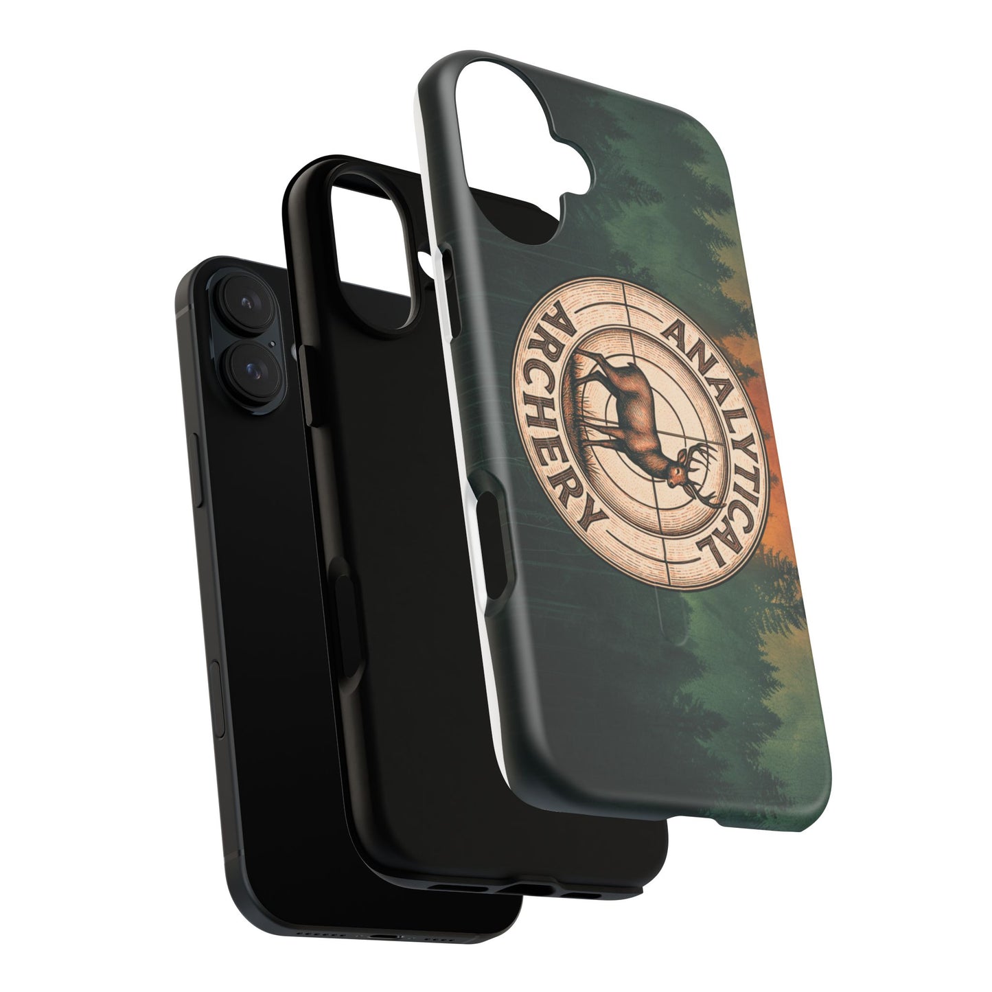 Analytical Archery Tough Magnetic Phone Case — Hunter Deer Target Design