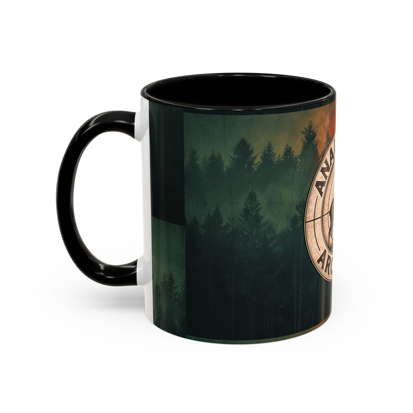 Analytical Archery Deer Coffee Mug — Hunting Rustic Accent Mug