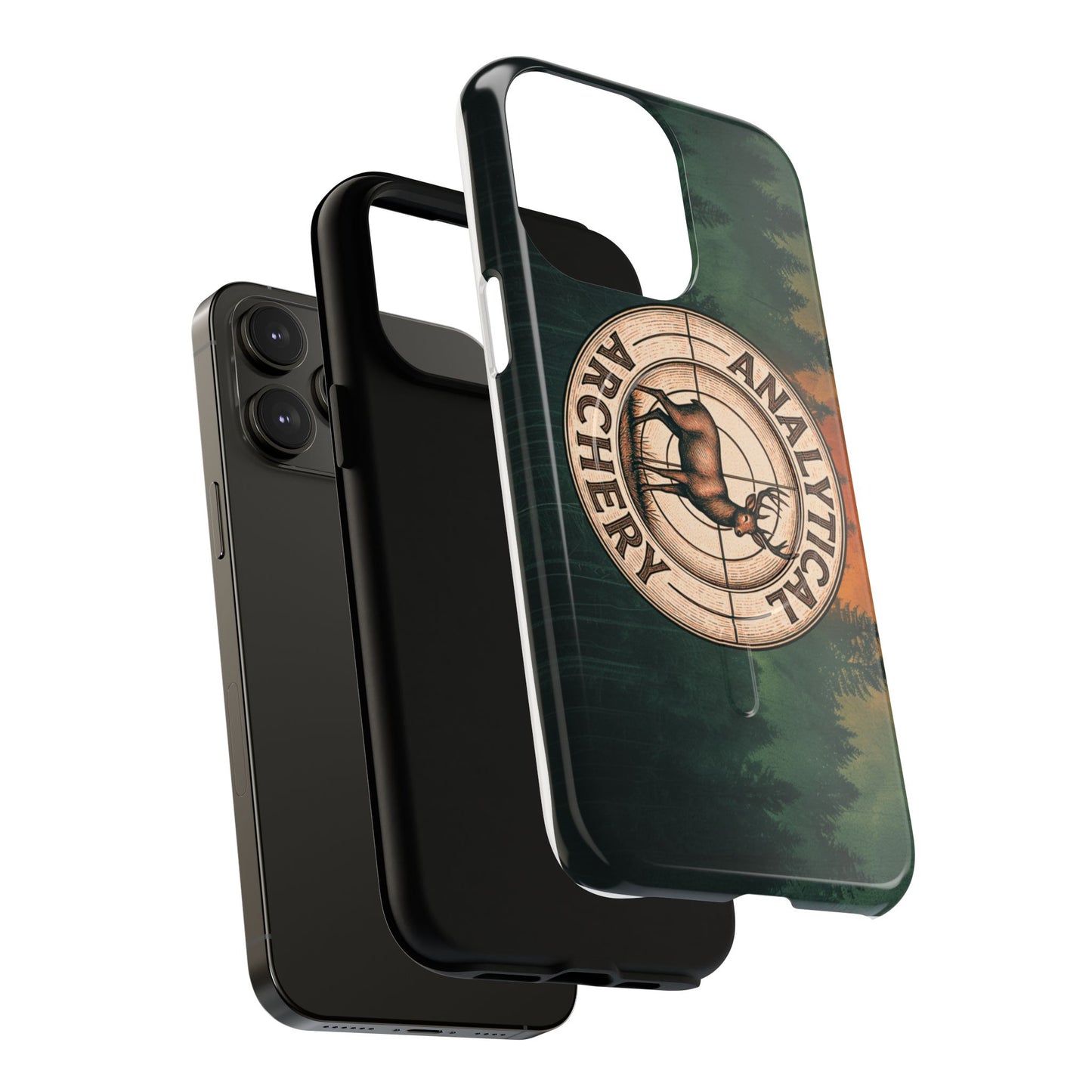 Analytical Archery Tough Magnetic Phone Case — Hunter Deer Target Design