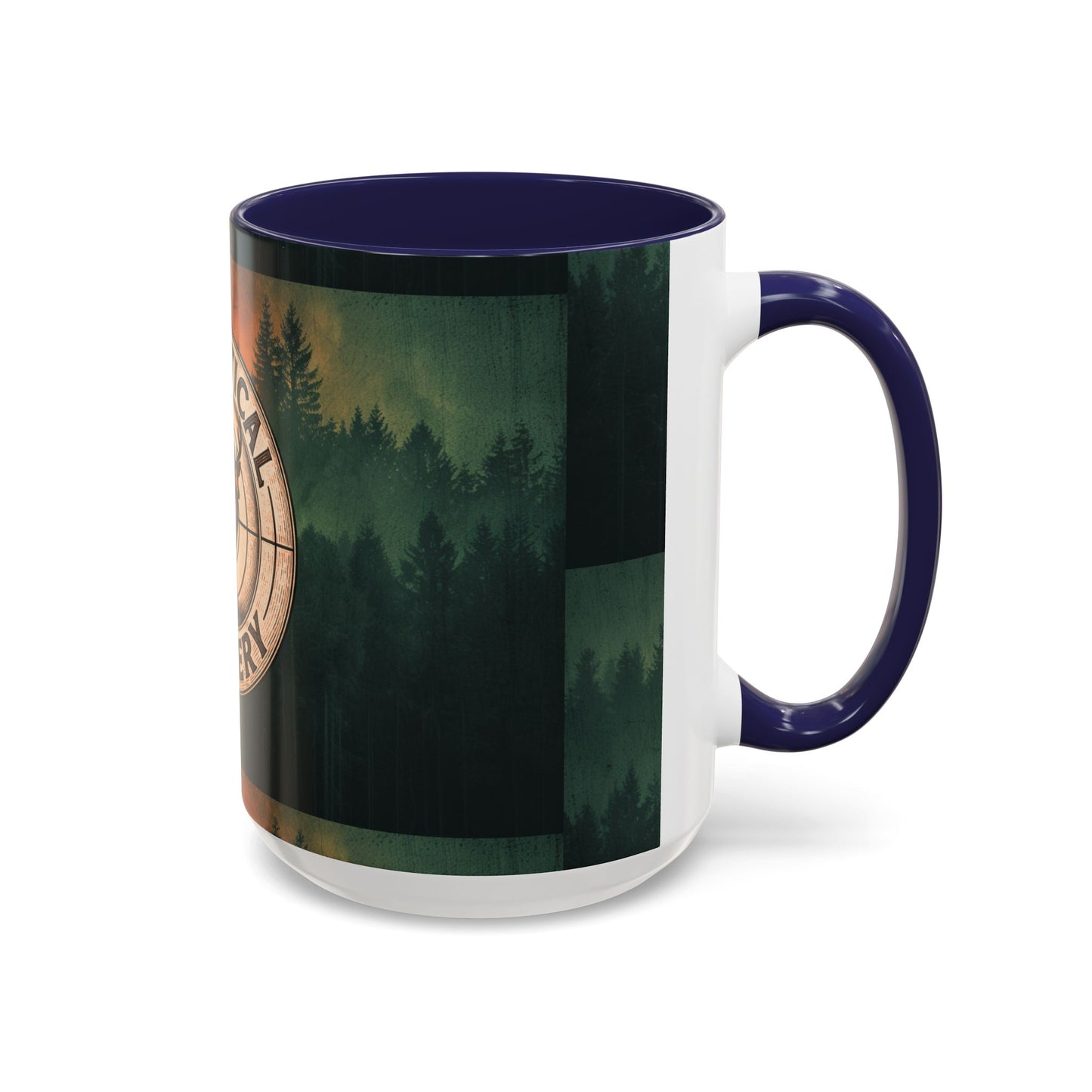 Analytical Archery Deer Coffee Mug — Hunting Rustic Accent Mug