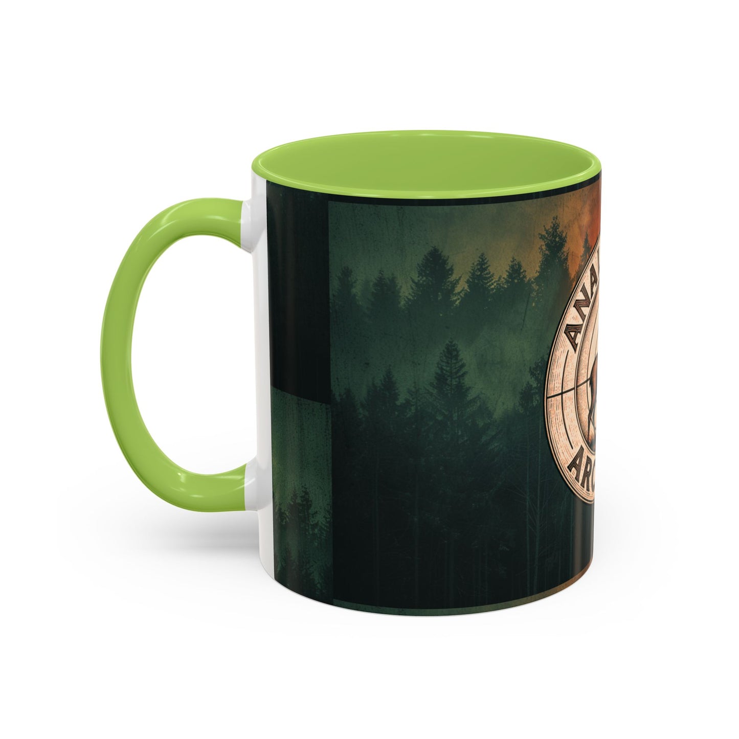 Analytical Archery Deer Coffee Mug — Hunting Rustic Accent Mug