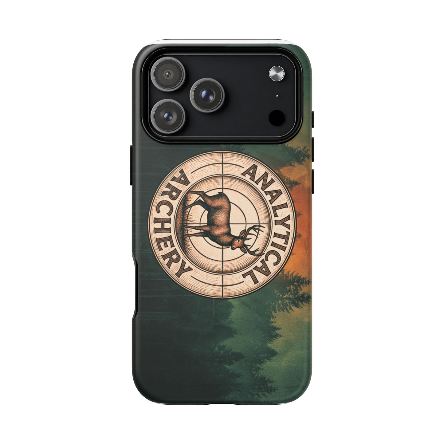 Analytical Archery Tough Magnetic Phone Case — Hunter Deer Target Design
