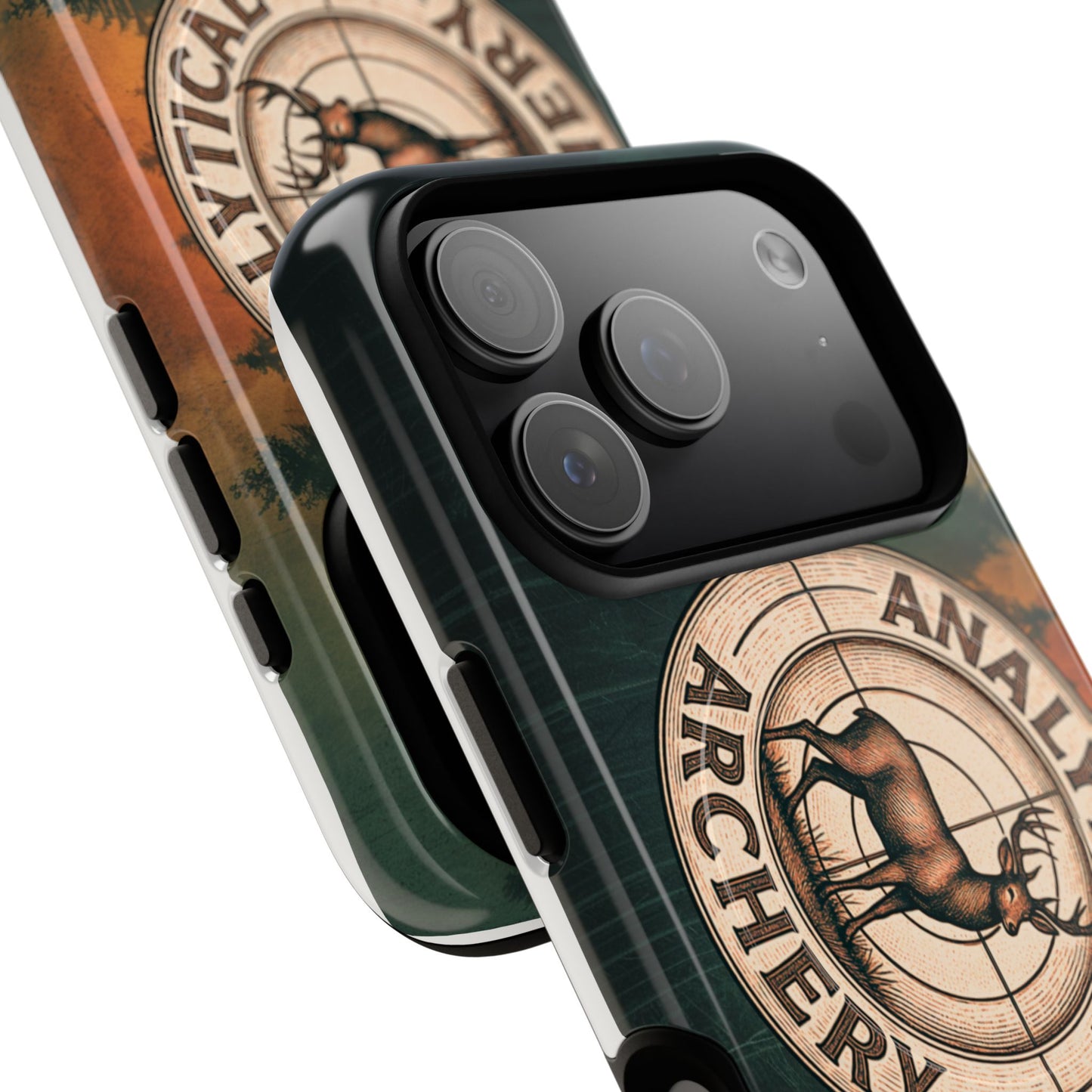 Analytical Archery Tough Magnetic Phone Case — Hunter Deer Target Design
