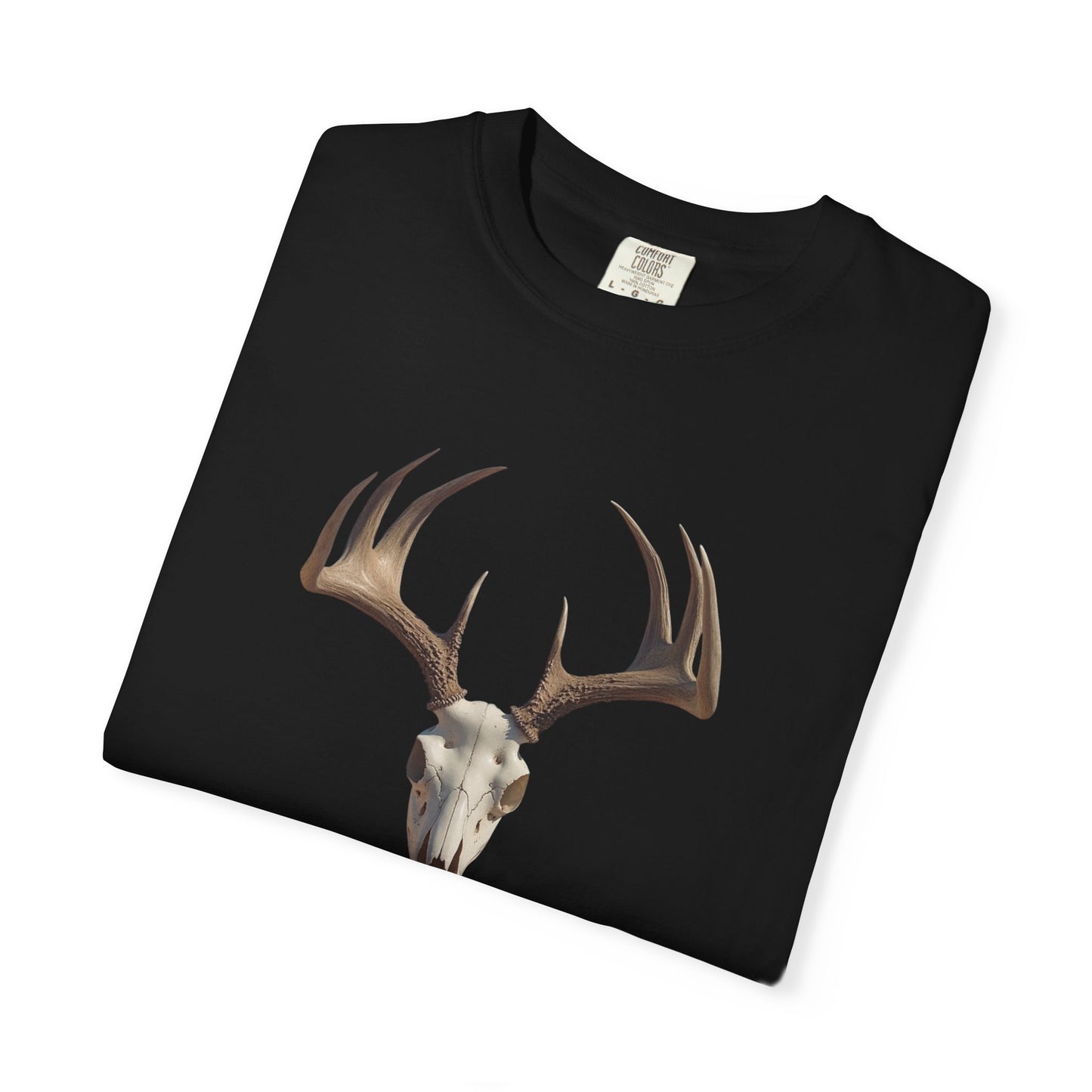 Deer Skull Archery T-Shirt — "Analytical Archer" Target Graphic